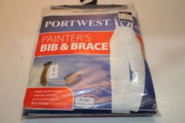 PORTWEST PAINTERS BIB & BRACE Condition ReportAppraisal Available on Request- All Items are