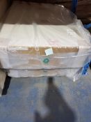 BAGGED DOUBLE DIVAN BASE IN WHITE RRP £90 (WILL NEED PALLET DELIVERY OR COLLECTION ONLY)Condition