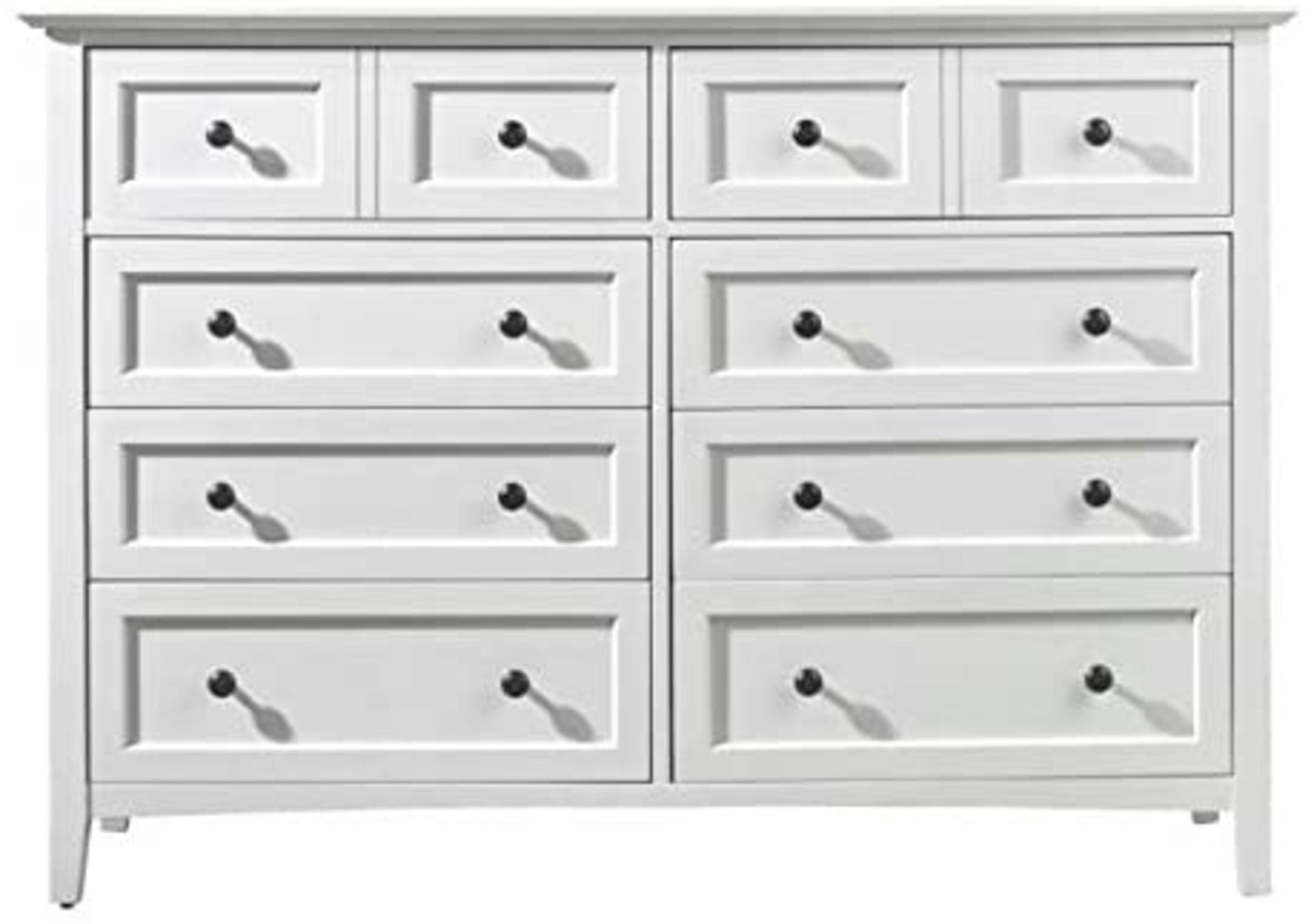 BOXED Modus Furniture 4NA482 Paragon Eight-Drawer Dresser, White RRP £500 (PLEASE NOTE MULTIPLE