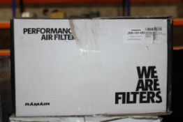BOXED RAM AIR PERFORMANCE AIR FILTER DD OVER SIZE INTAKE INDUCTION KIT MODEL: B0185H0UAE RRP £199.
