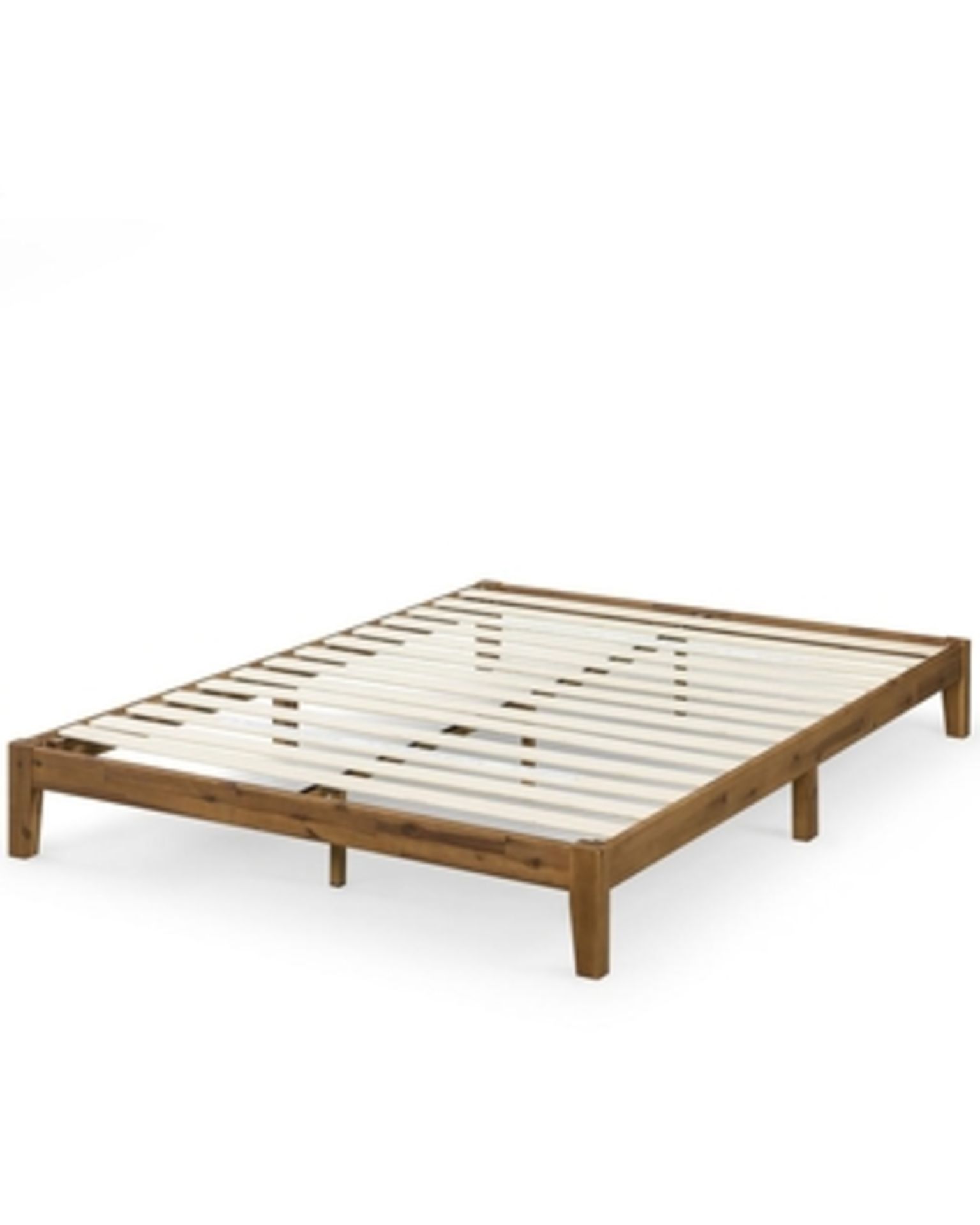 BOXED LUCINDA 10: WOOD PLATFORM BEDKING SIZE RRP £251 (WILL NEED PALLET DELIVERY OR COLLECTION