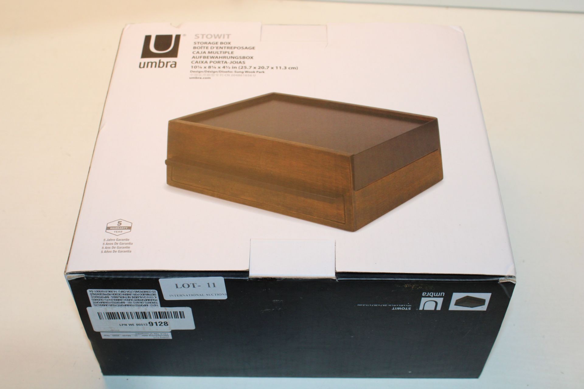 BOXED UMBRA STOWIT STORAGE BOX Condition ReportAppraisal Available on Request- All Items are