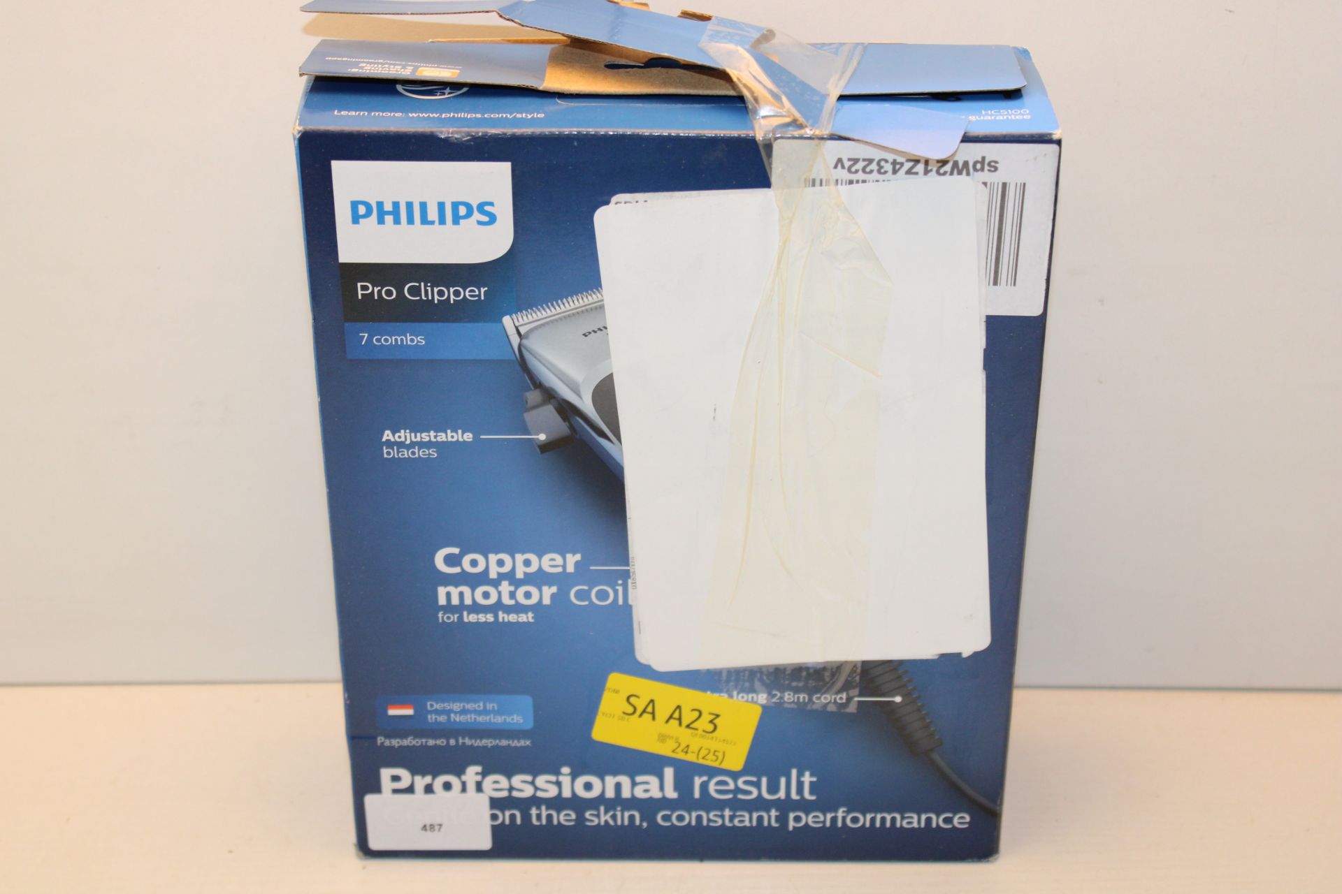 BOXED PHILIPS PRO CLIPPER 7 COMBS Condition ReportAppraisal Available on Request- All Items are