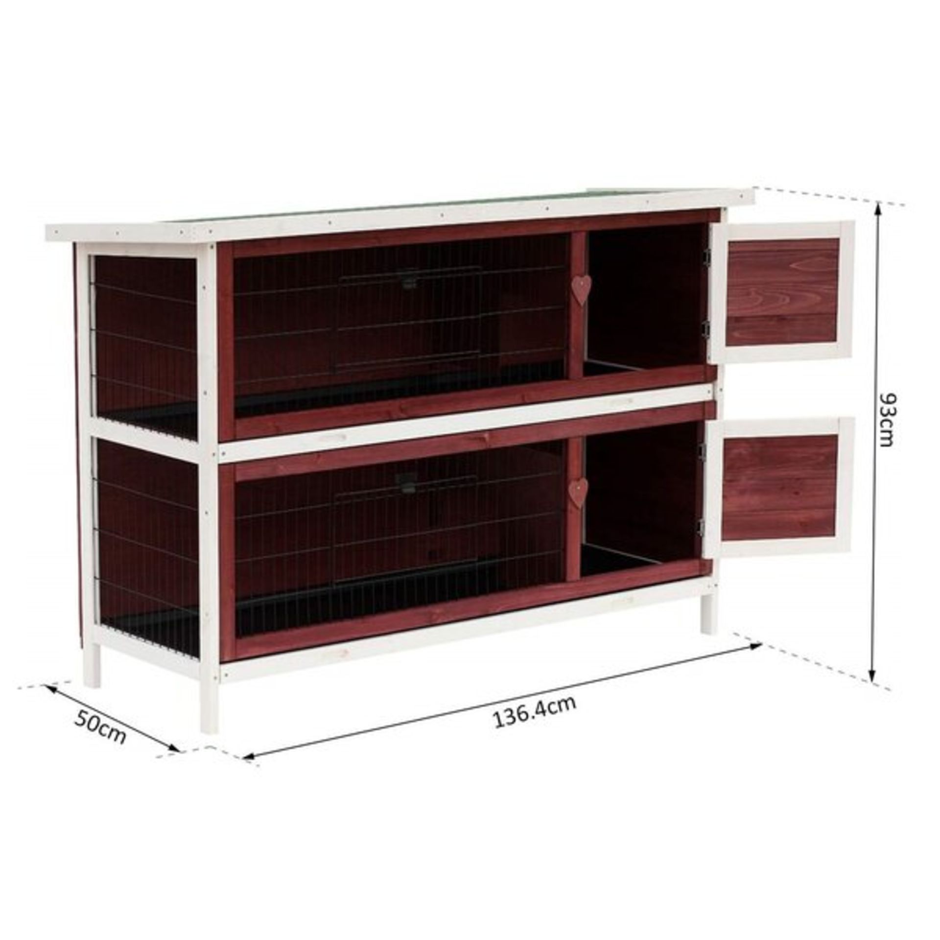 BOXED BRITTON RABBITS HUTCH (POSSIBLY THE CORRECT IMAGE BUYER BEWARE) RRP £169.99Condition