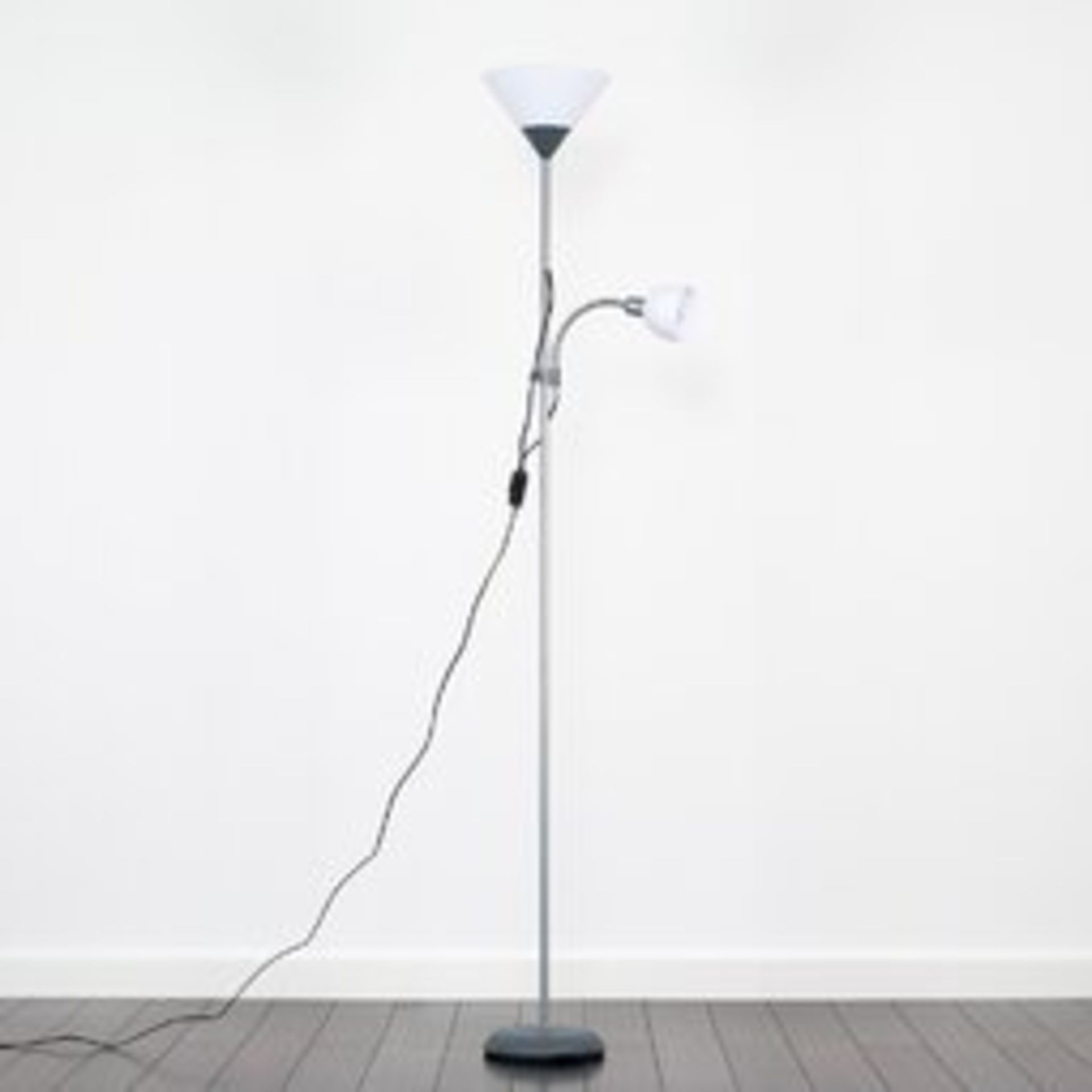 BOXED HATTON 180CM TORCHIERE FLOOR LAMP GREY RRP £22.99Condition ReportAppraisal Available on