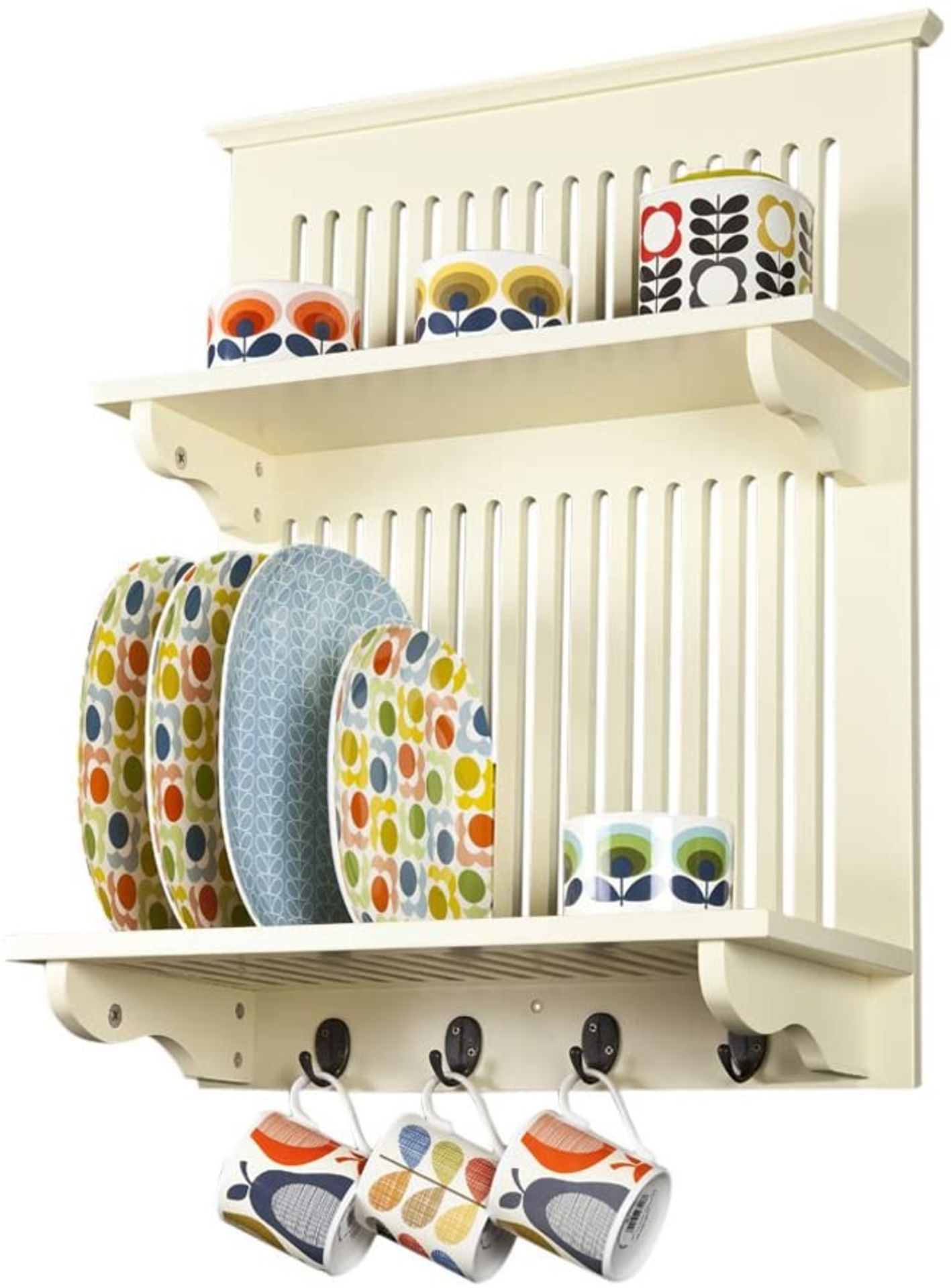BOXED ASTON SHELVING RACK BUTTERMILK RRP £55.99Condition ReportAppraisal Available on Request- All
