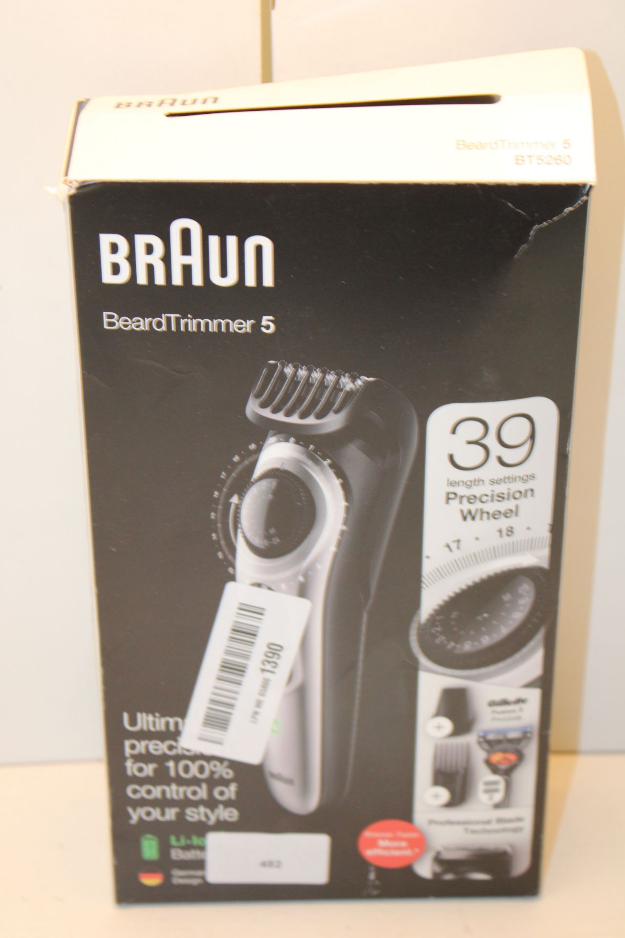 BOXED BRAUN BEARD TRIMMER 5 Condition ReportAppraisal Available on Request- All Items are