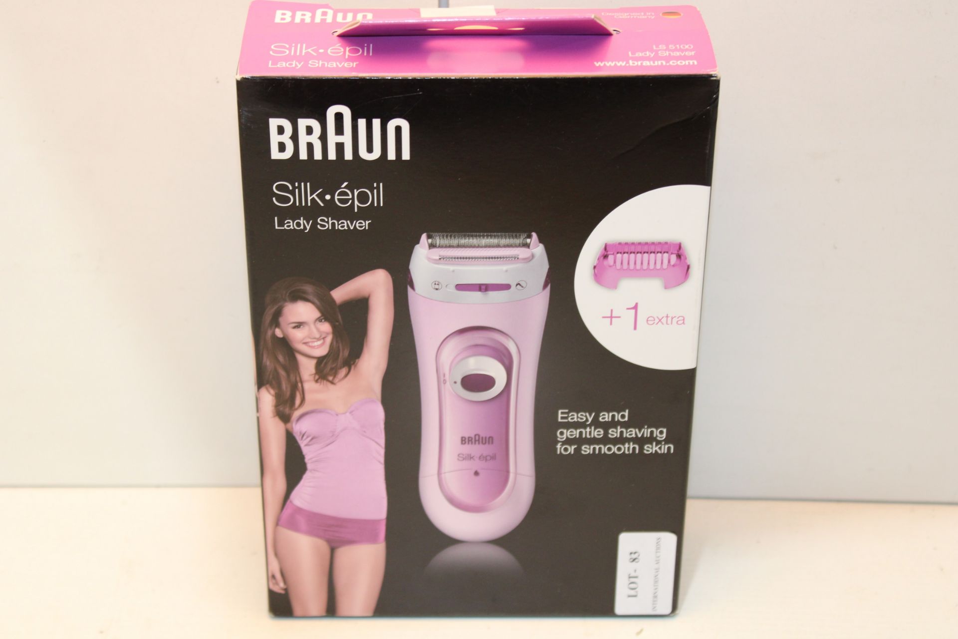 BOXED BRAUN SILK EPIL LADY SHAVER MODEL: LS 5100 RRP £23.99Condition ReportAppraisal Available on