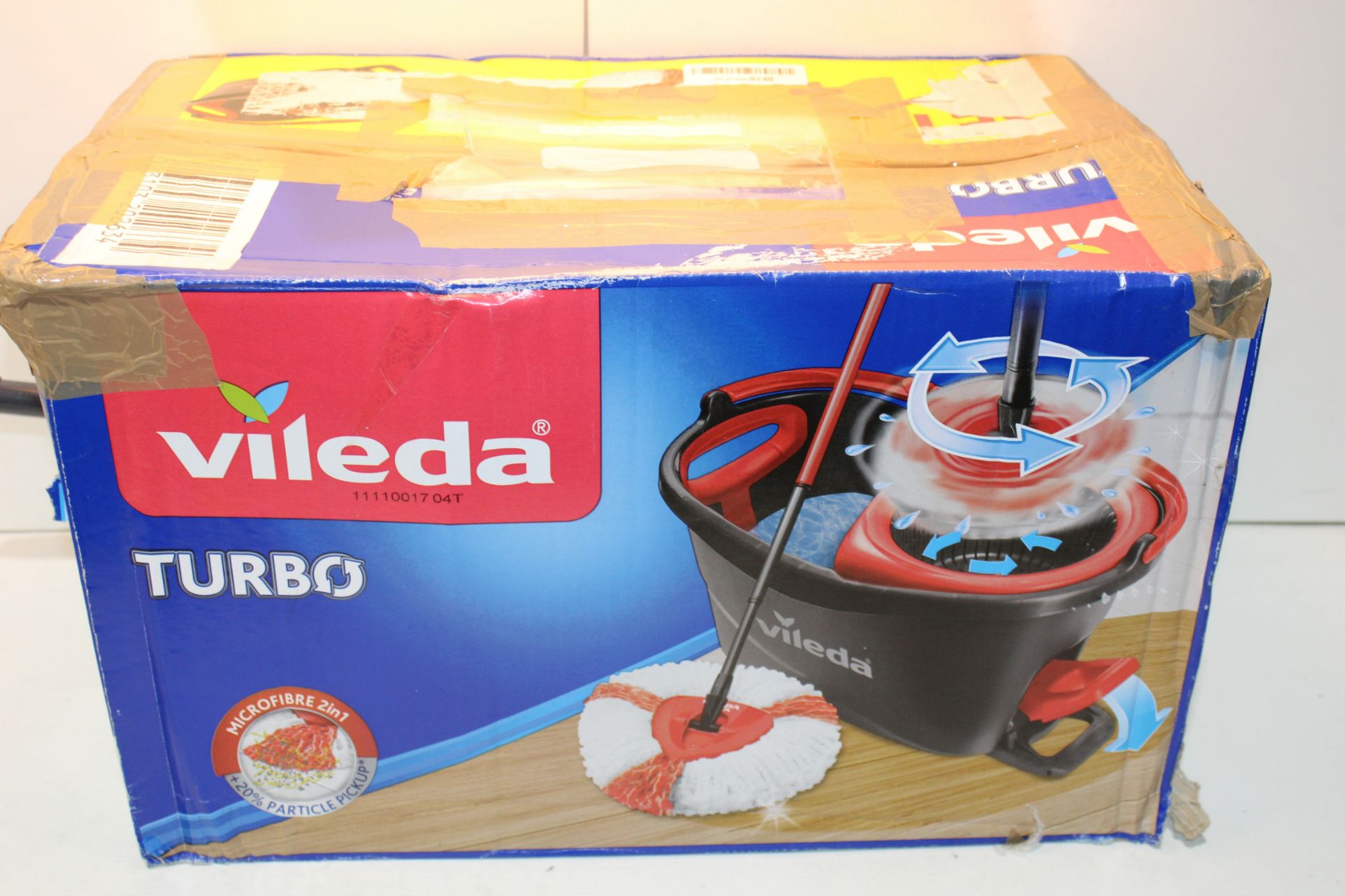 BOXED VILEDA TURBO MOP BUCKET SET RRP £35.00Condition ReportAppraisal Available on Request- All