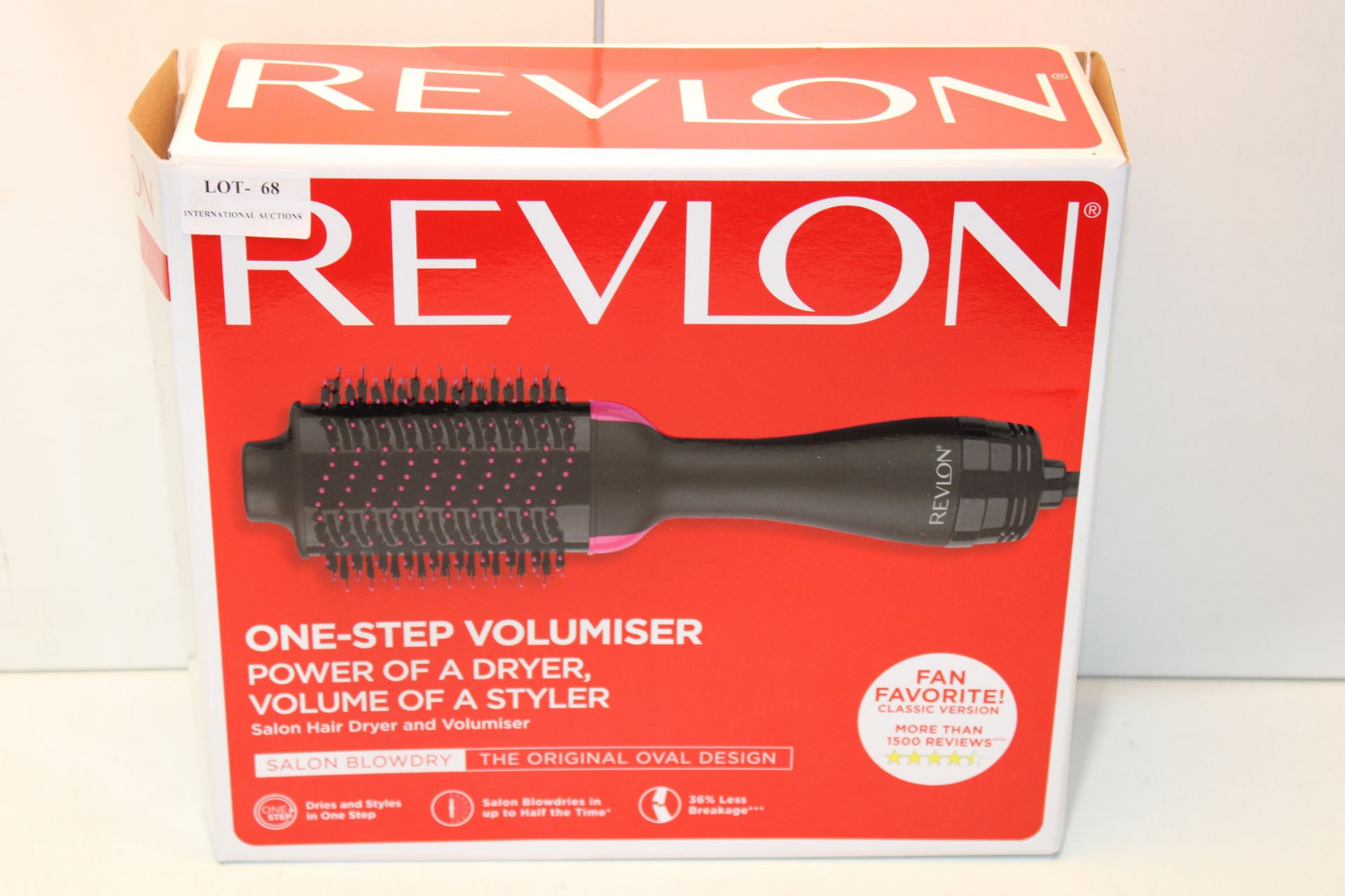 BOXED REVLON ONE-STEP VOLUMISER POWER OF A DRYER VOLUME OF A STYLER RRP £52.50Condition