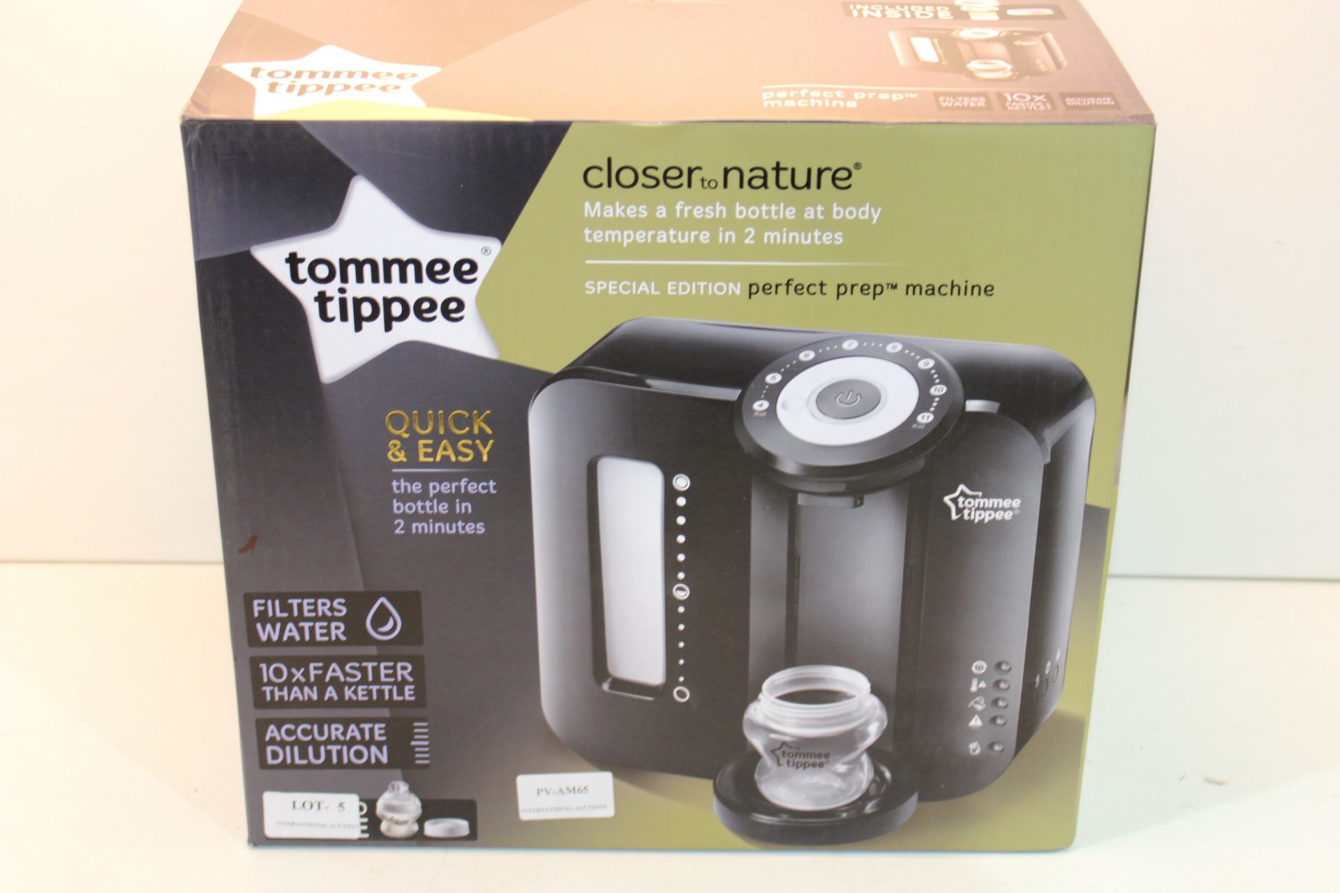 BOXED TOMMEE TIPPEE CLOSER TO NATURE PERFECT PREP MACHINE RRP £59.99Condition ReportAppraisal