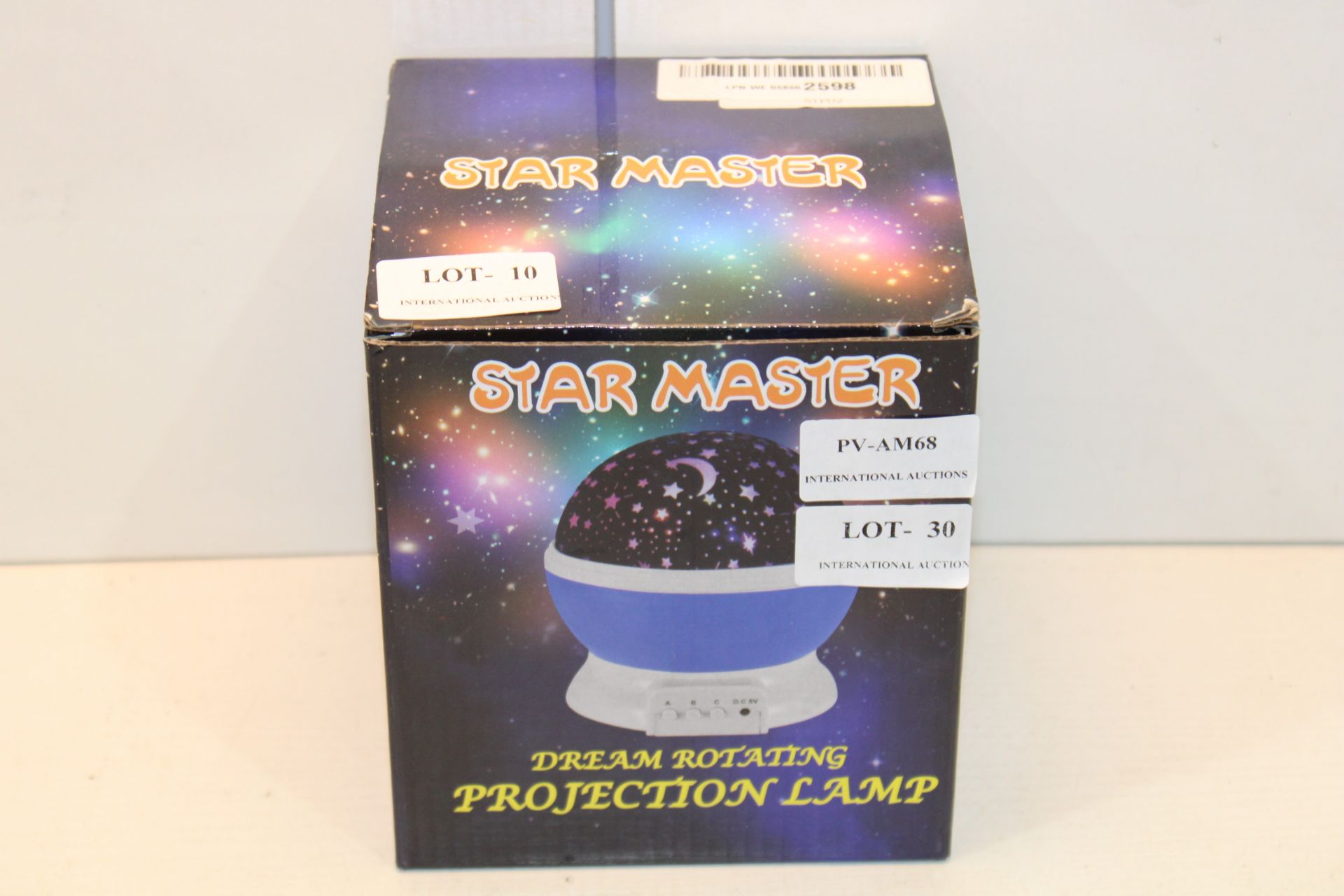 BOXED STAR MASTER PROJECTION LAMP DREAM ROTATING Condition ReportAppraisal Available on Request- All