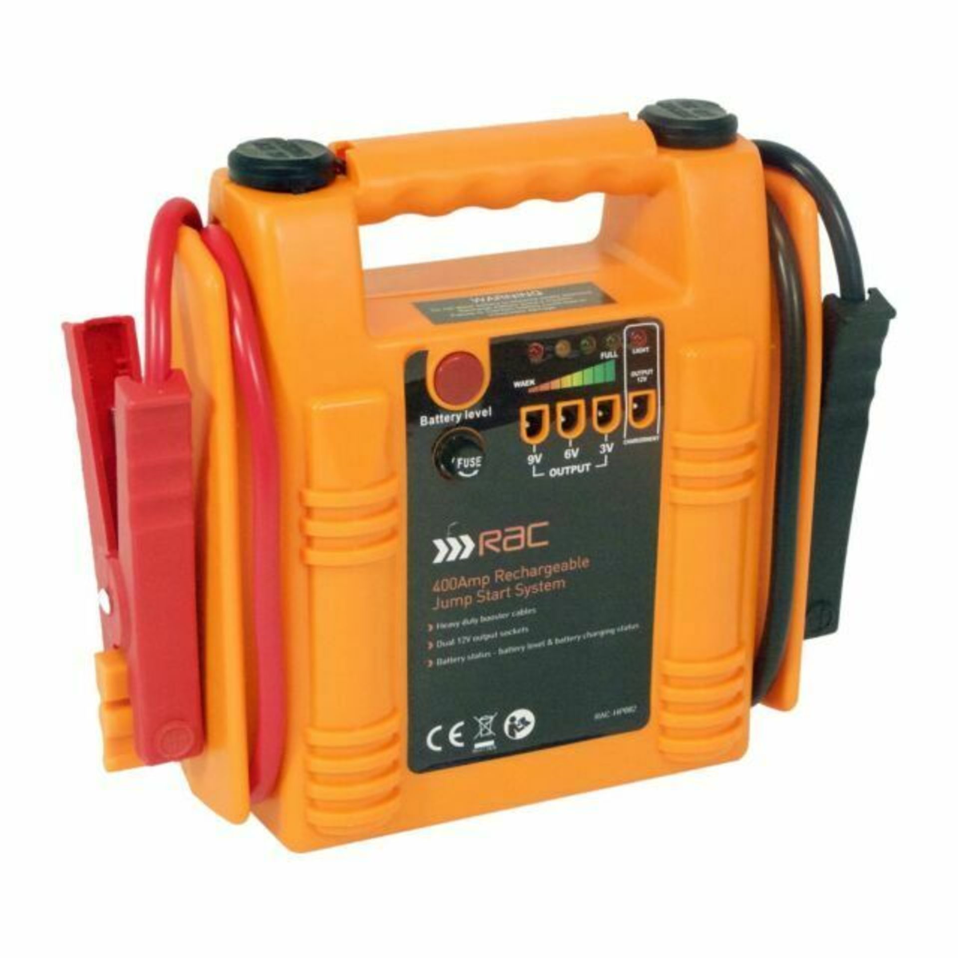 RAC 400AMP JUMP STARTER RRP £44.99Condition ReportAppraisal Available on Request- All Items are