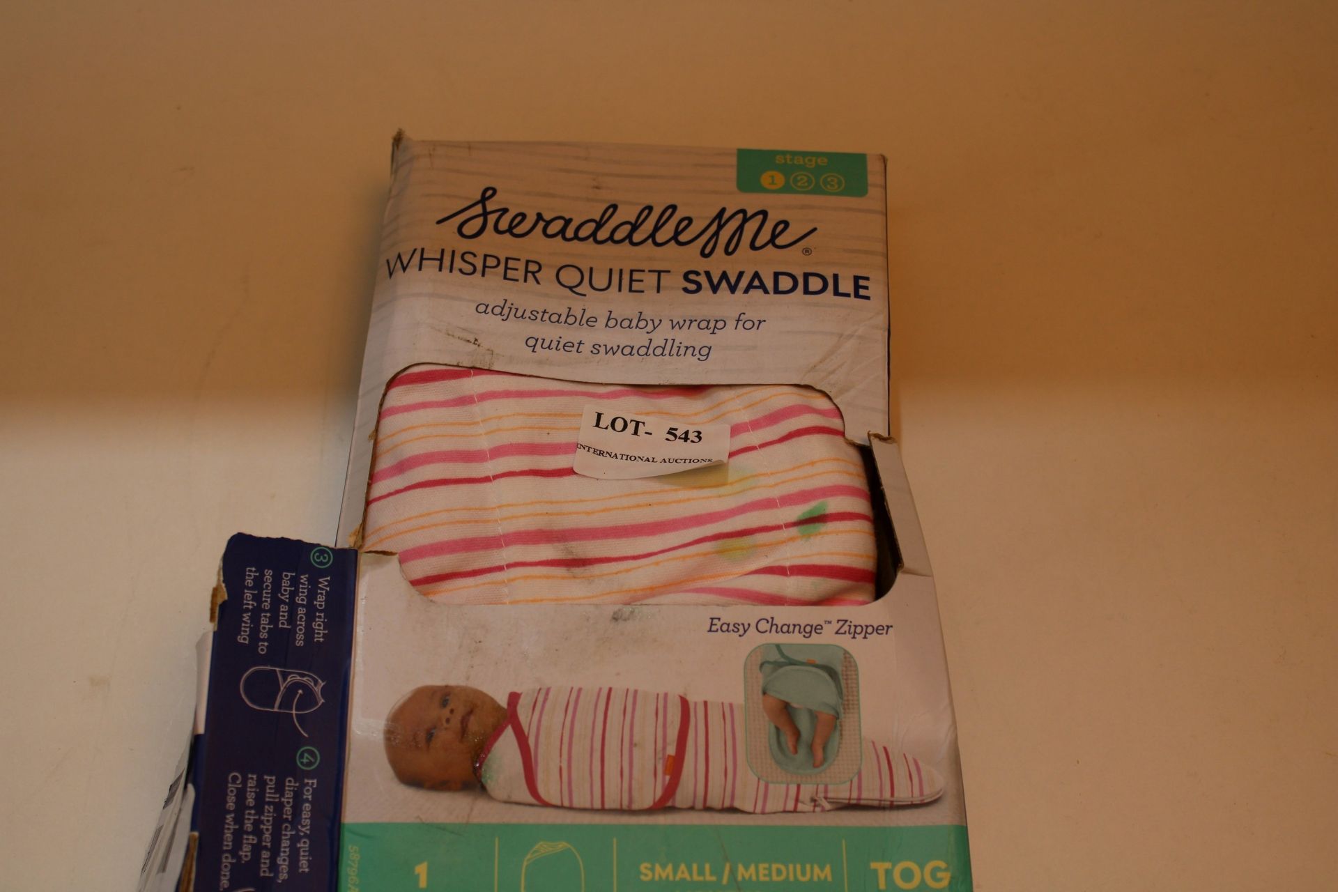 SWADDLEME WHISPER QUIET SWADDLE RRP £12.99Condition ReportAppraisal Available on Request- All