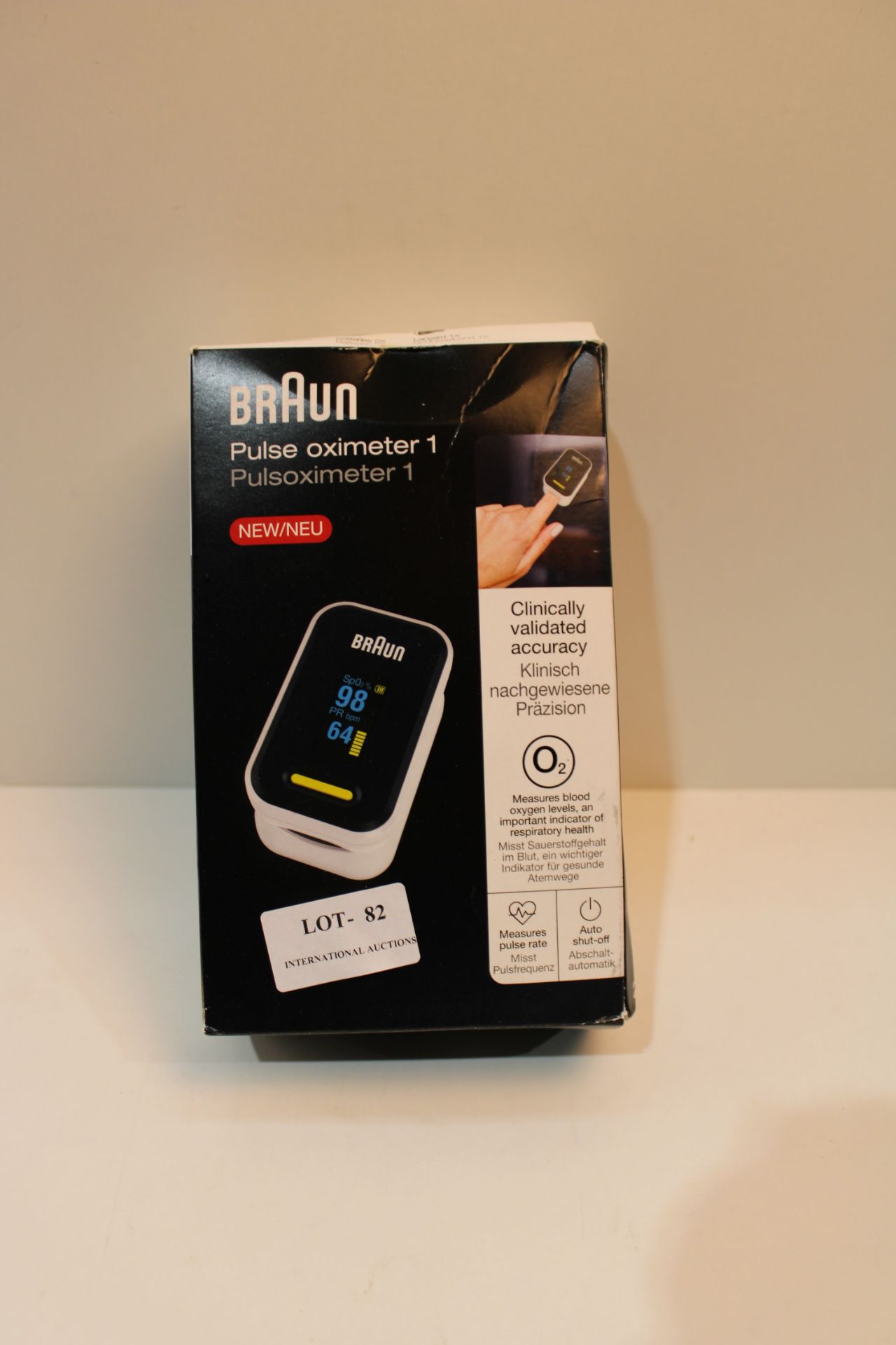 BRAUN PULSE OXIMETER 1 RRP £21.80Condition ReportAppraisal Available on Request- All Items are - Image 2 of 2