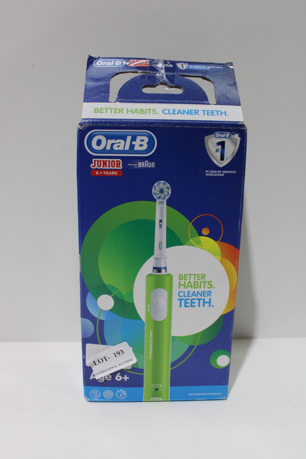 ORAL-B JUNIOR ELECTRIC TOOTHBRUSH RRP £20 Condition ReportAppraisal Available on Request- All