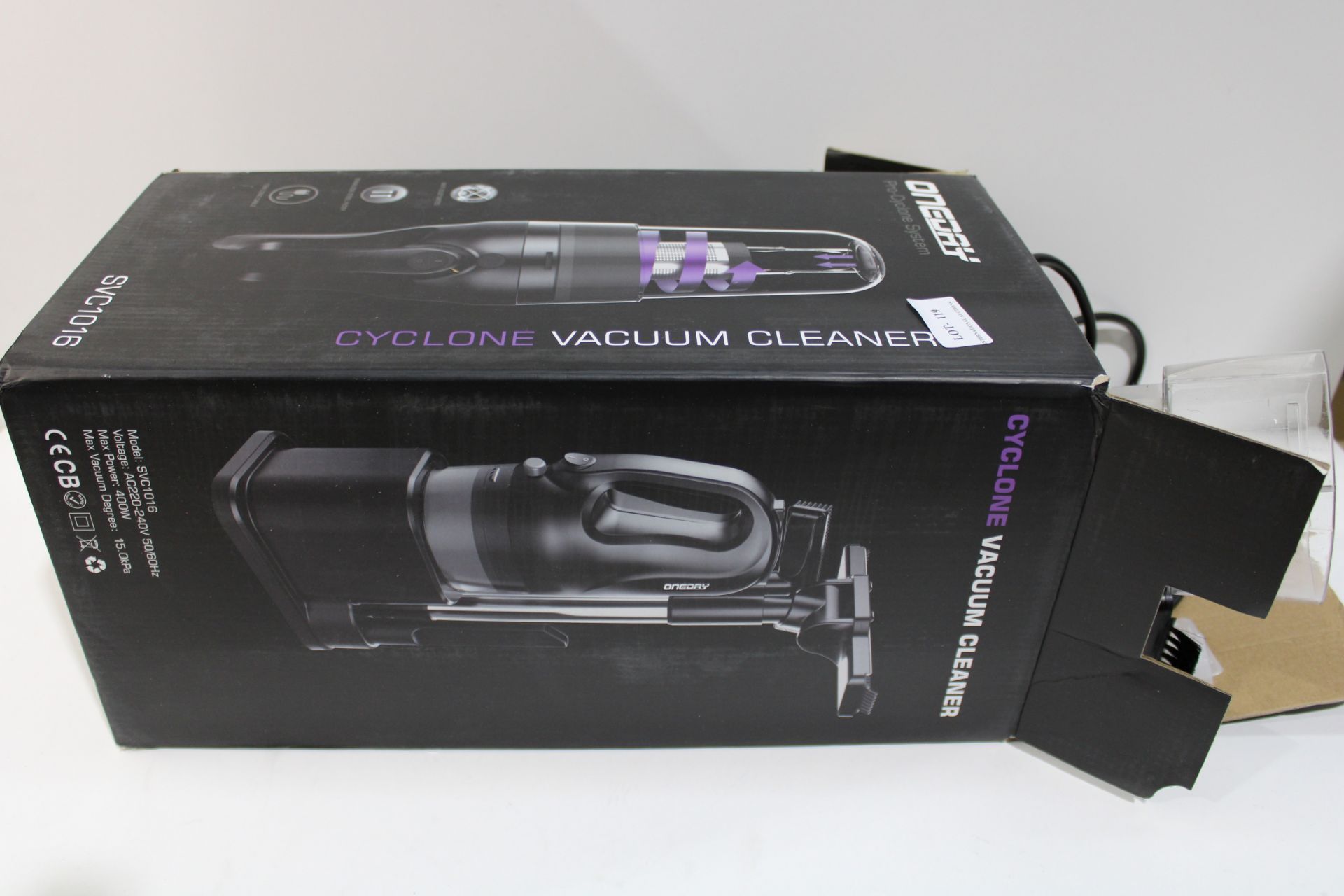 ONEDAY CYCLONE VACUUM CLEANER RRP £58Condition ReportAppraisal Available on Request- All Items are