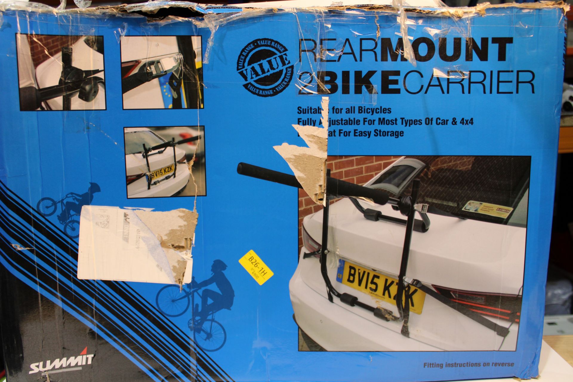 VALUE REARMOUNT 2 BIKE CARRIER RRP £34.99Condition ReportAppraisal Available on Request- All Items - Image 2 of 2