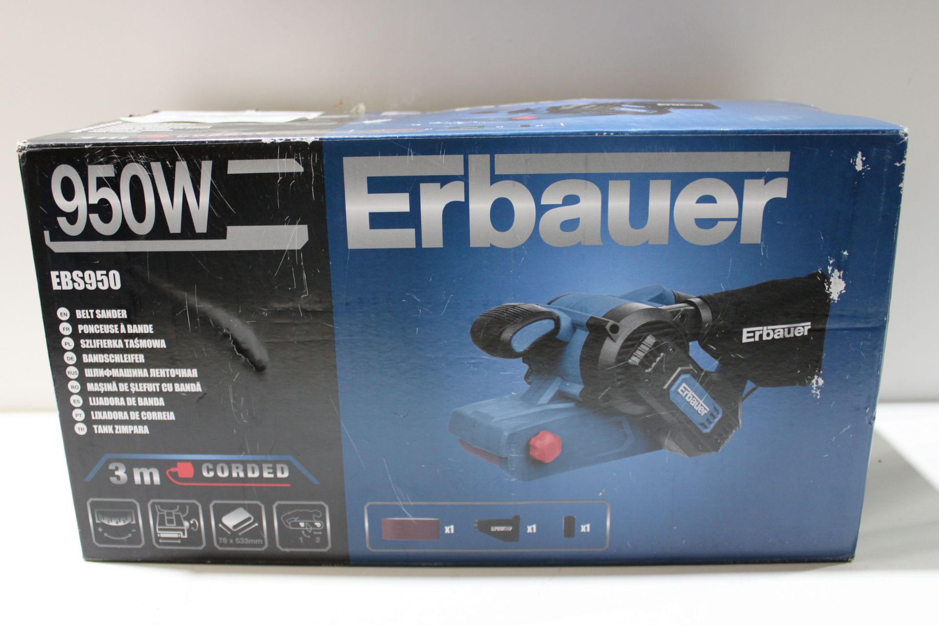 ERBAUER 950W EBS950 BELT SANDER RRP £69.99Condition ReportAppraisal Available on Request- All - Image 2 of 2