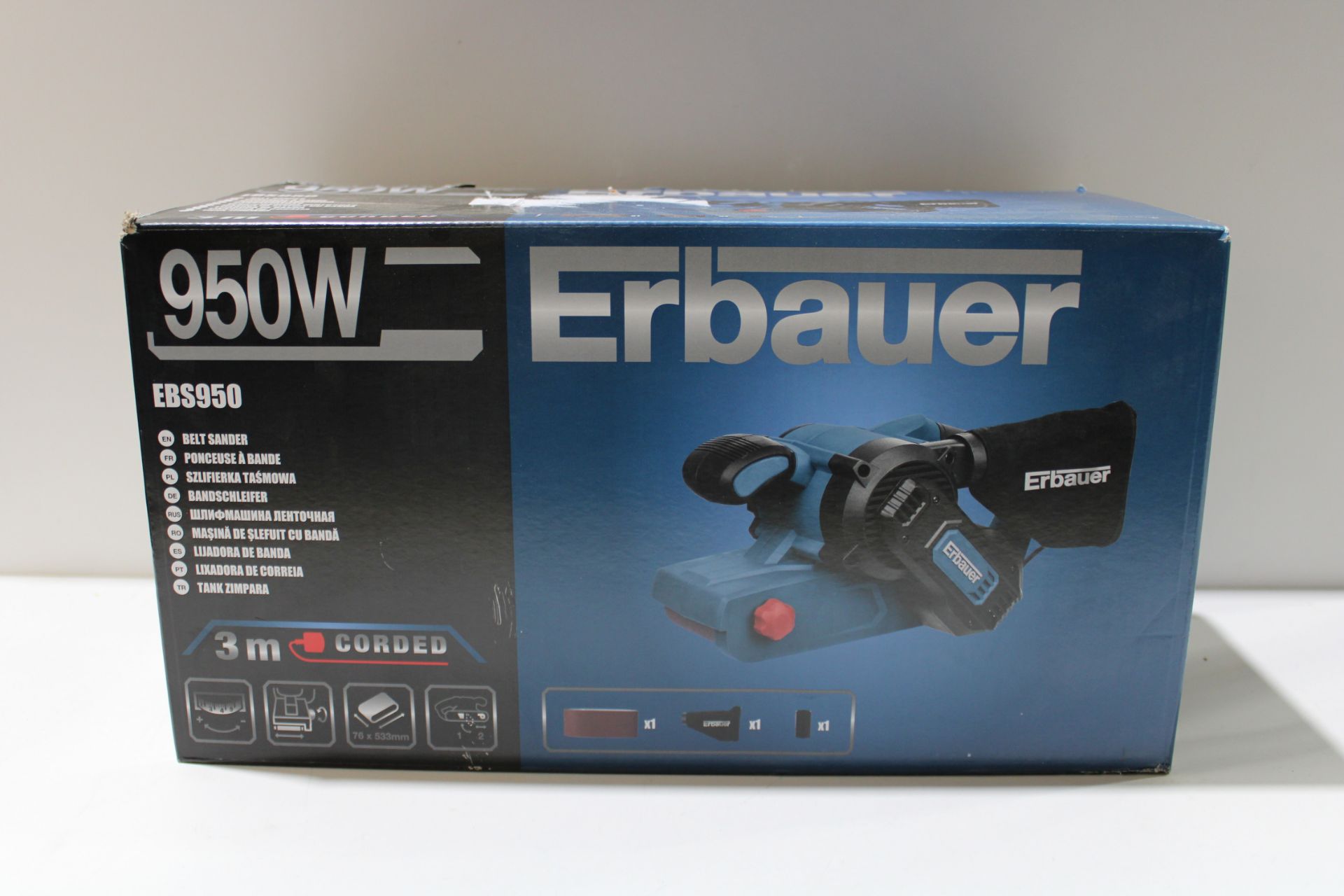 ERBAUER 950W EBS950 BELT SANDER RRP £69.99Condition ReportAppraisal Available on Request- All - Image 2 of 2