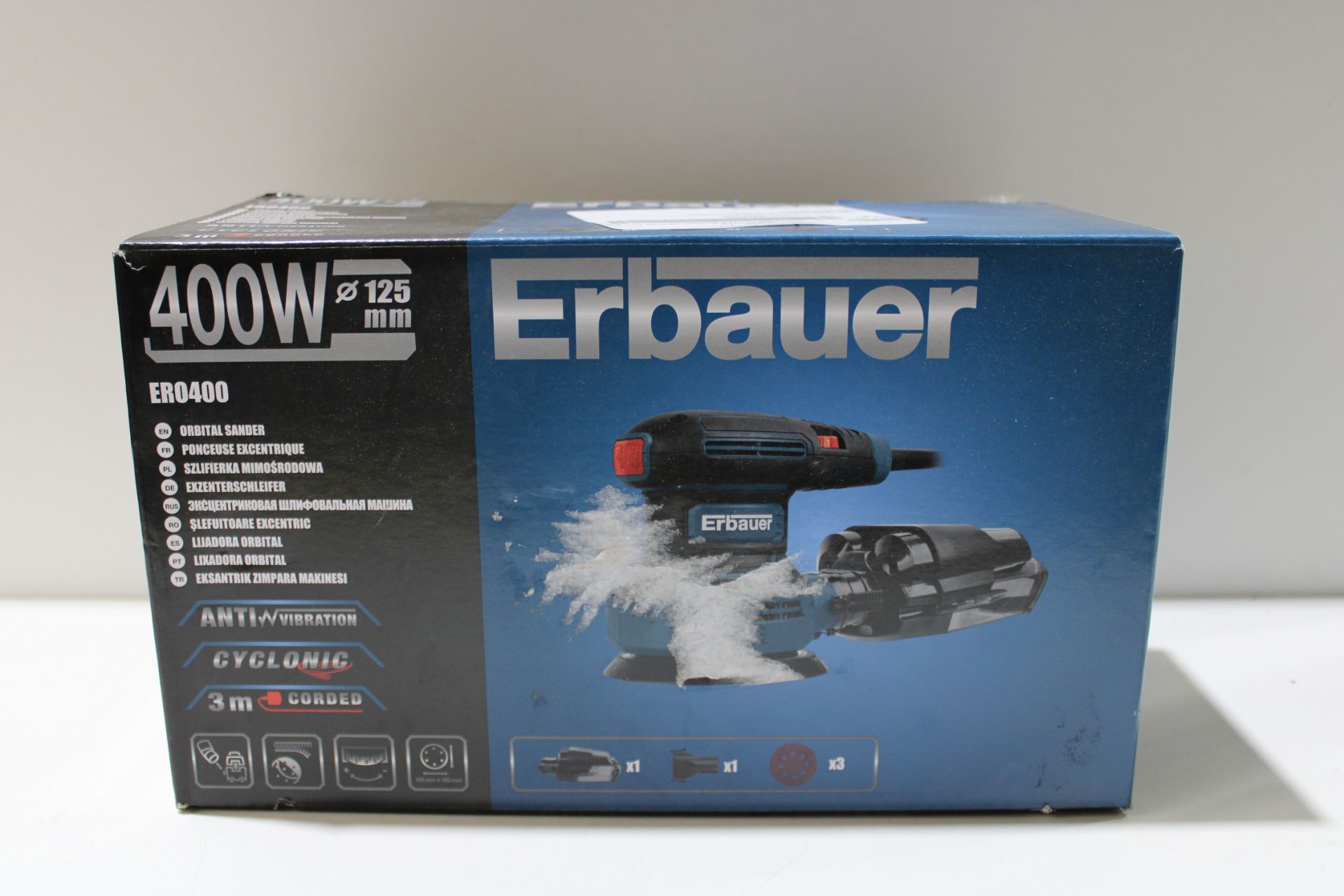 ERBAUER 400W ORBITAL SANDER RRP £49.99Condition ReportAppraisal Available on Request- All Items - Image 2 of 2