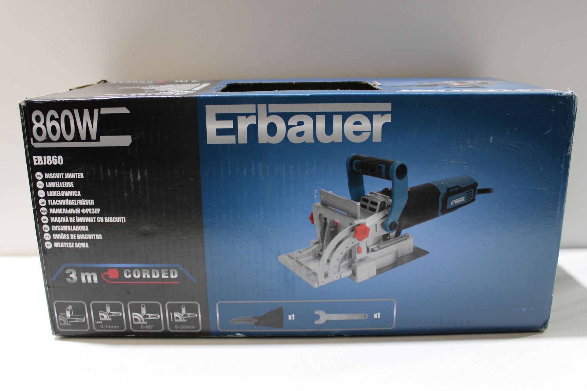 ERBAUER 860W EBJ860 BISCUIT JOINTER RRP £59.98Condition ReportAppraisal Available on Request- All - Image 2 of 2