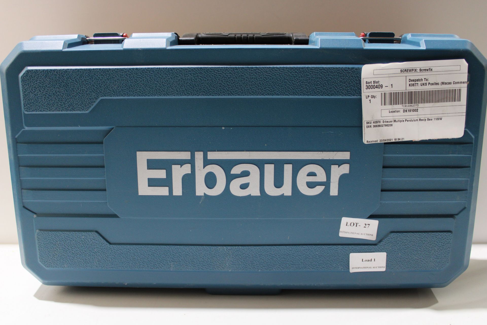 ERBAUER MULTIPLE PENDULUM RECIP SAW 1100 RRP £69.99Condition ReportAppraisal Available on Request- - Image 2 of 2