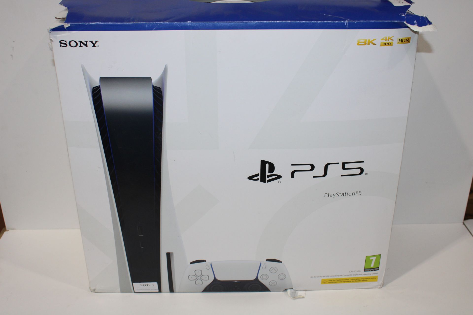 BOXED SONY PLAYSTATION 5 PS5 8K 4K 120 HDR MODEL: CFI-1016A RRP £709.00Condition ReportAppraisal