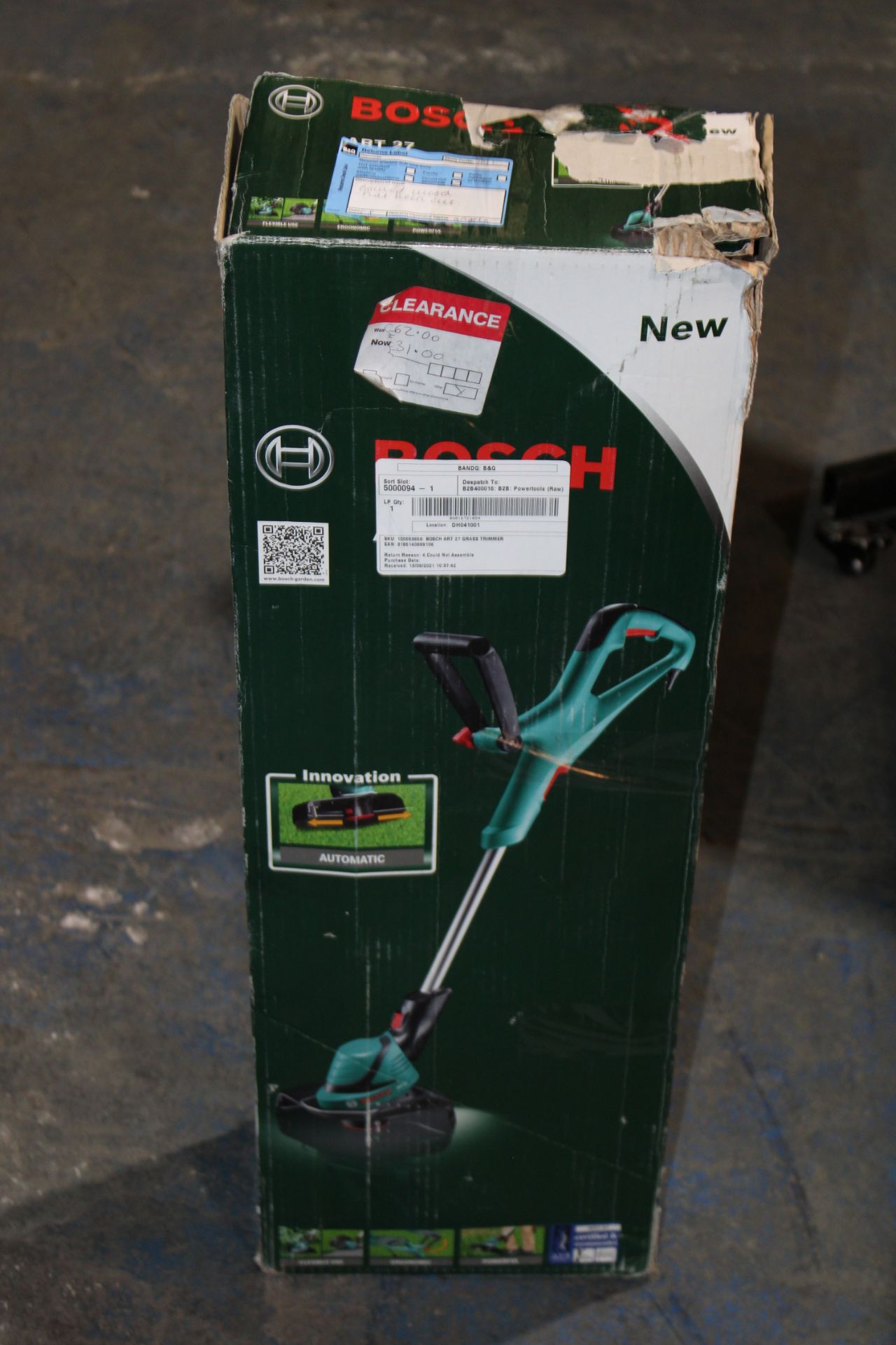 BOXED BOSCH ART 27 STRIMMER RRP £67.00Condition ReportAppraisal Available on Request- All Items
