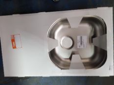 TURING 1 BOWL SINK AND DRAINER RRP £36Condition ReportAppraisal Available on Request- All Items