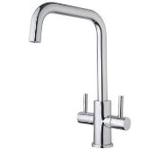 SWIRL DIVINE DUAL LEVER MONO MIXER RRP £49.98Condition ReportAppraisal Available on Request- All