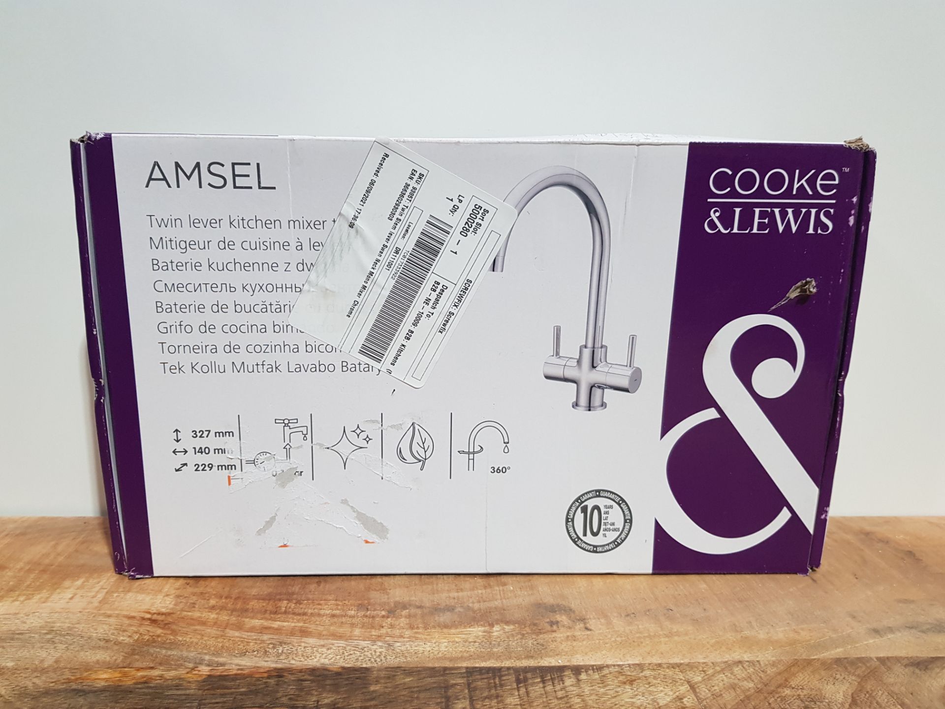 COOKE&LEWIS AMSEL TWIN MIXER TAP RRP £45Condition ReportAppraisal Available on Request- All Items - Image 2 of 2