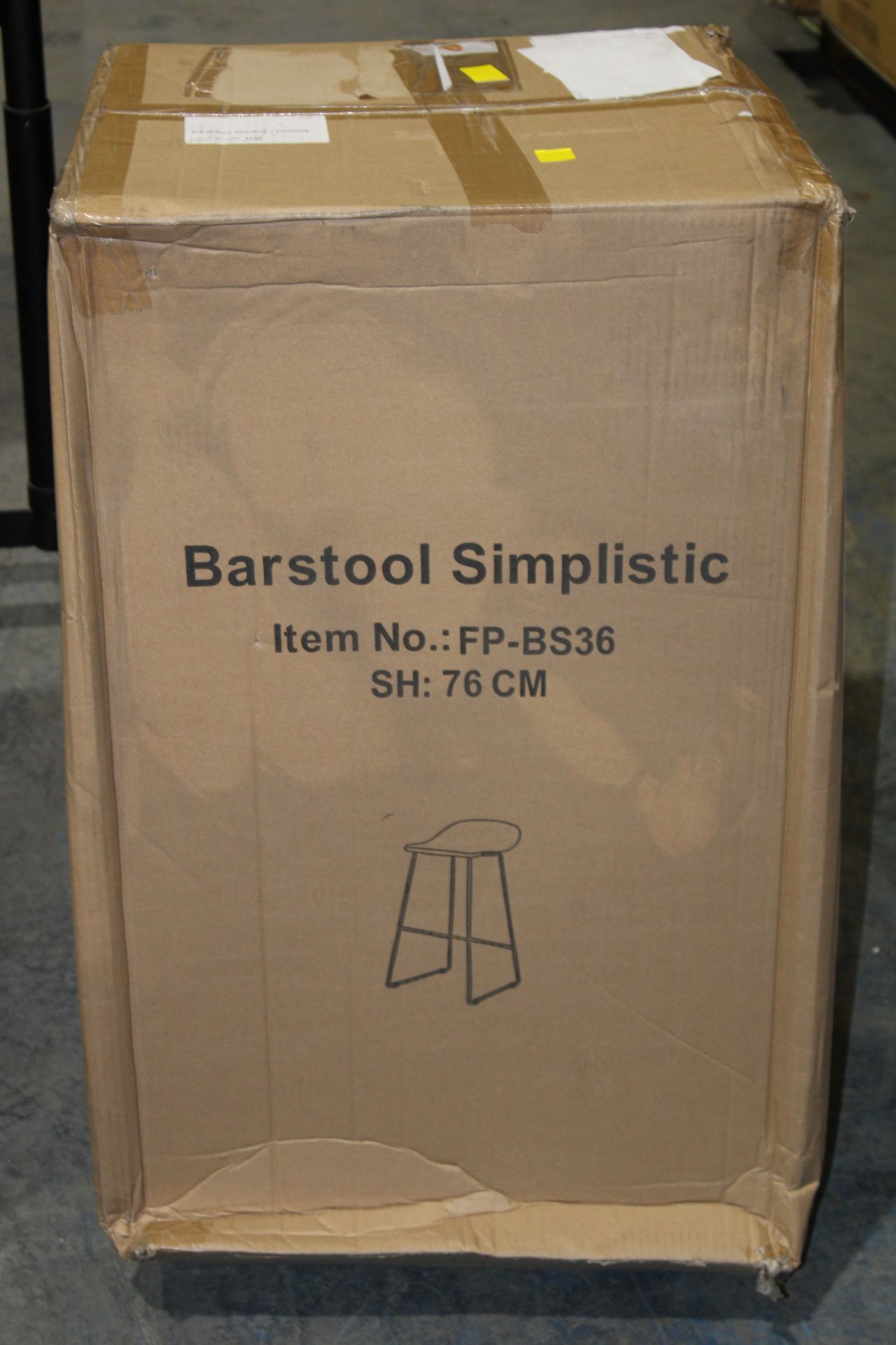 BOXED BARSTOOL SIMPLISTIC ITEM NUMBER.: FP-BS36 RRP £79.95 (AS SEEN IN WAYFAIR)Condition - Image 2 of 2