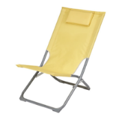 CURACAO BEACH CHAIR STEEL CREAM GOLD Â£13.54Condition ReportAppraisal Available on Request- All