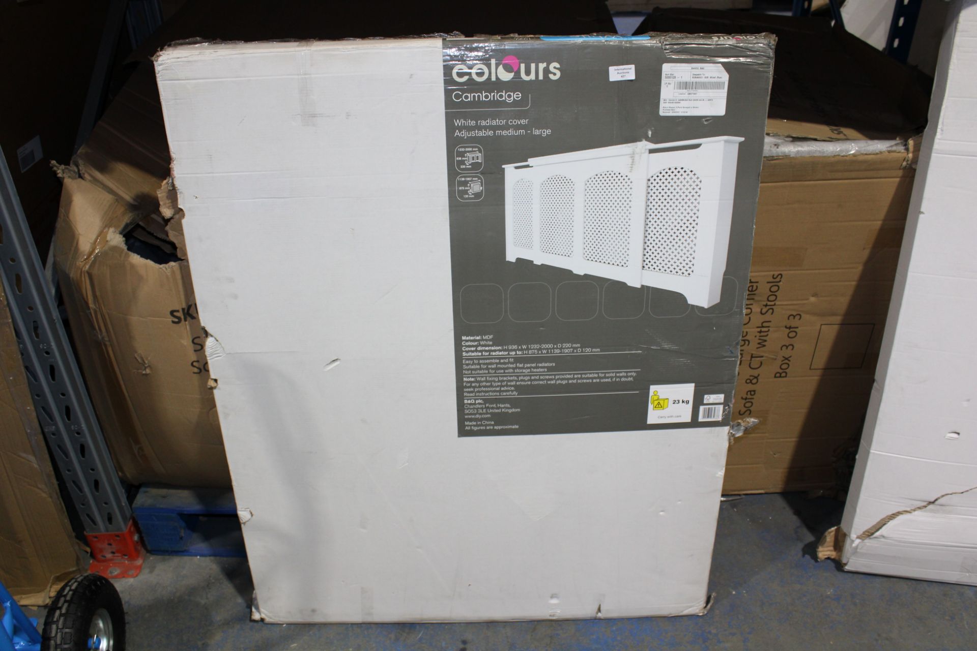 CAMBRIDGE RAD COVER ADJ M-L WHITE Â£129.80Condition ReportAppraisal Available on Request- All - Image 2 of 2