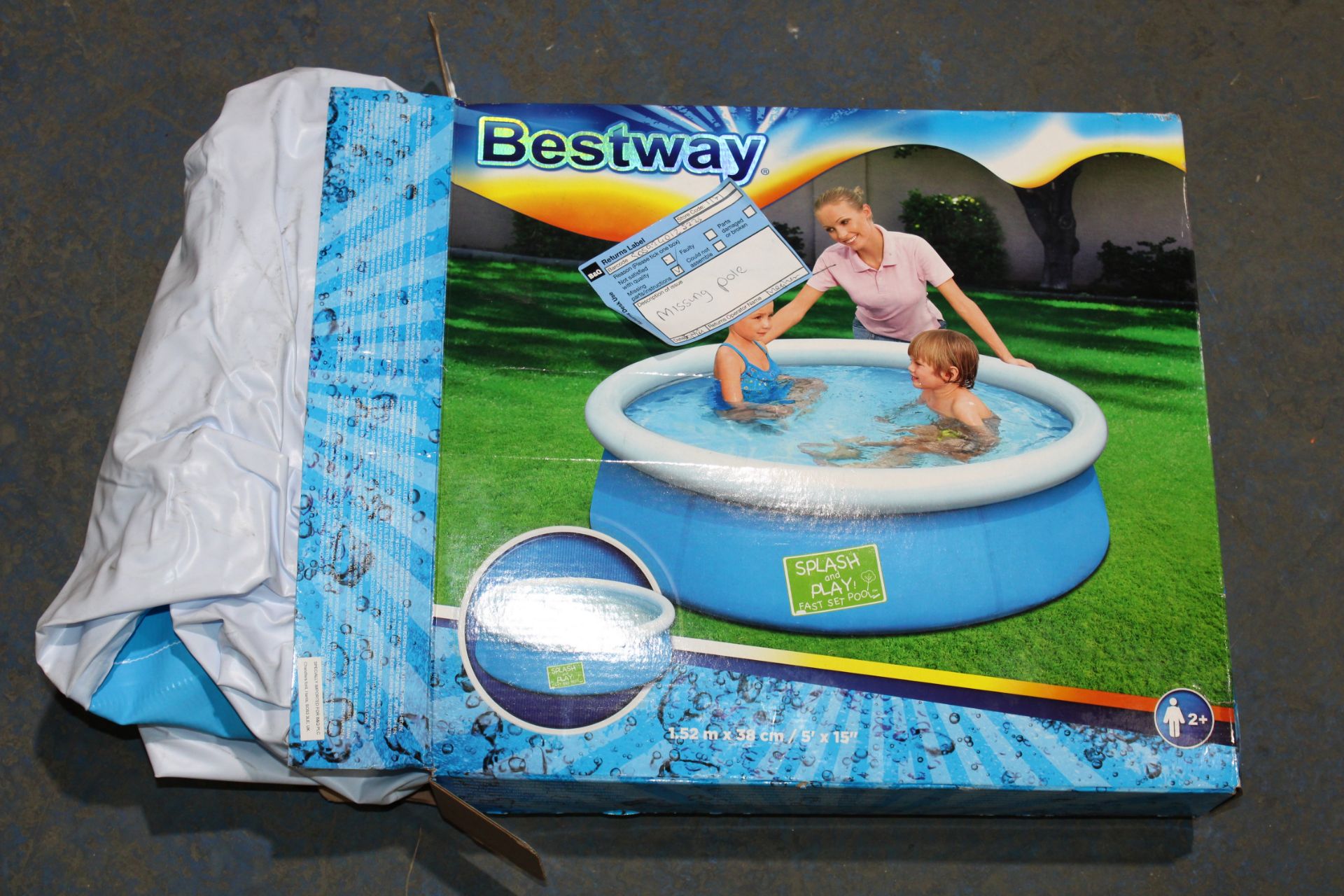 BESTWAY 152X38CM MY FIRST FAST SET POOL Â£13.44Condition ReportAppraisal Available on Request- All - Image 2 of 2