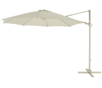 MALLORCA OVERHANGING PARASOL D 3.5M SAND Â£87.50Condition ReportAppraisal Available on Request-