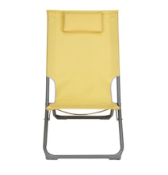 CURACAO SUNLOUNGER STEEL CREAM GOLD Â£19.56Condition ReportAppraisal Available on Request- All Items