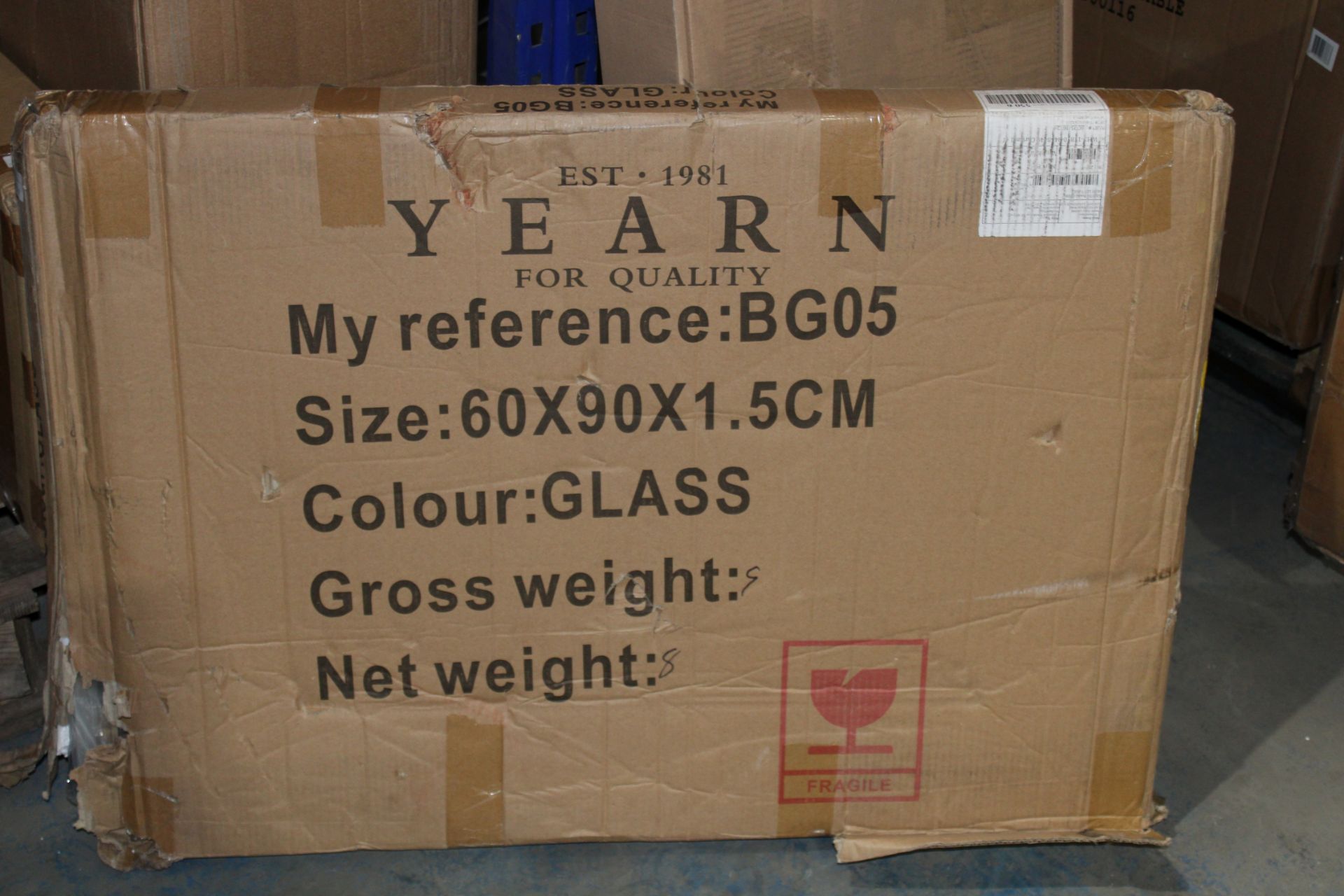 BOXED YEARN BG05 60 X 90 X 1.5CM GLASS MIRROR RRP £108.00 (AS SEEN IN WAYFAIR)Condition - Image 2 of 2