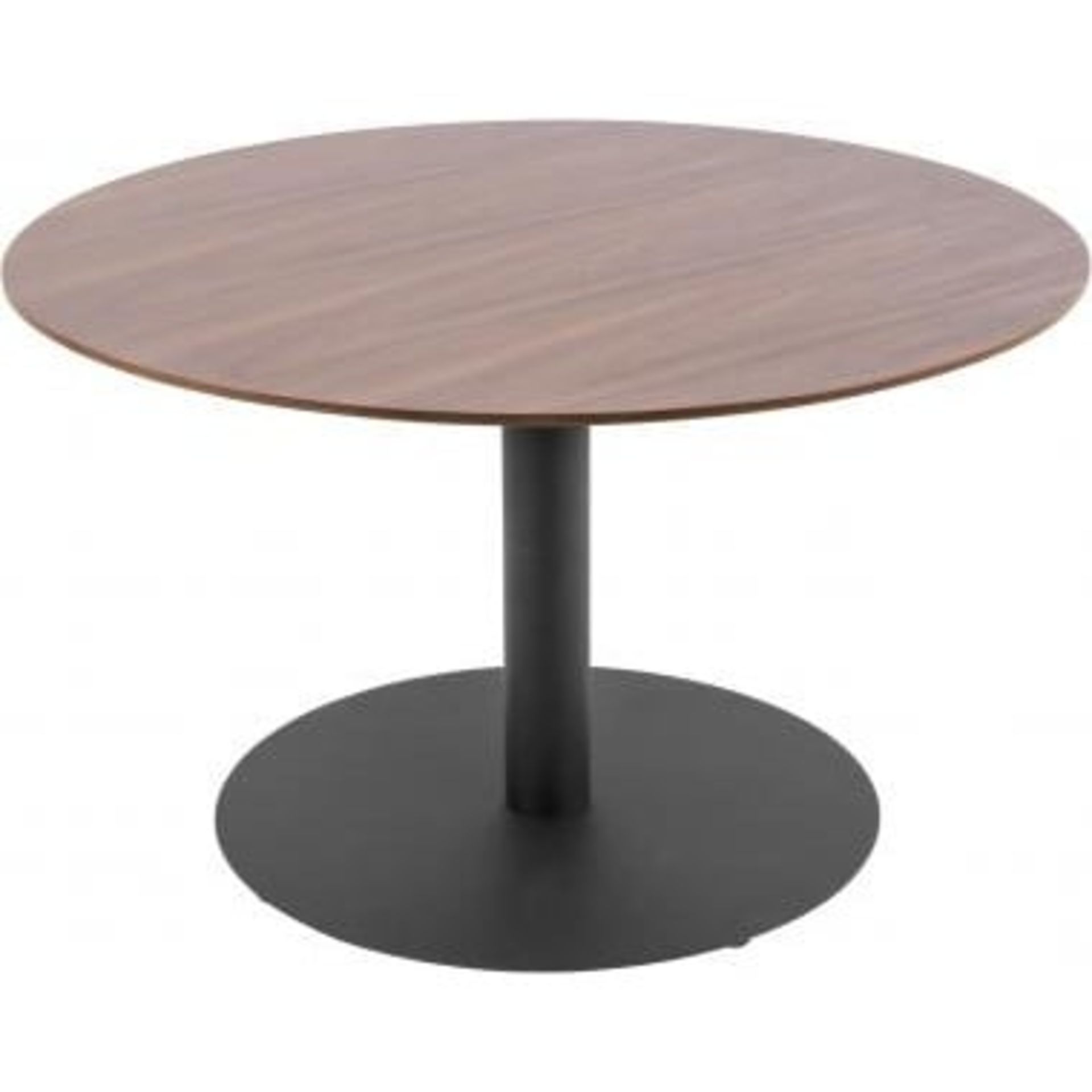 BOXED LEITMOTIV FURNITURE & LIGHTING COFFEE TABLE DOT WALNUT VENEER LM1880DW RRP £161.42 (AS SEEN IN