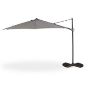 MALLORCA OVERHANGING PARASOL D3.5M GREY Â£290.00Condition ReportAppraisal Available on Request-