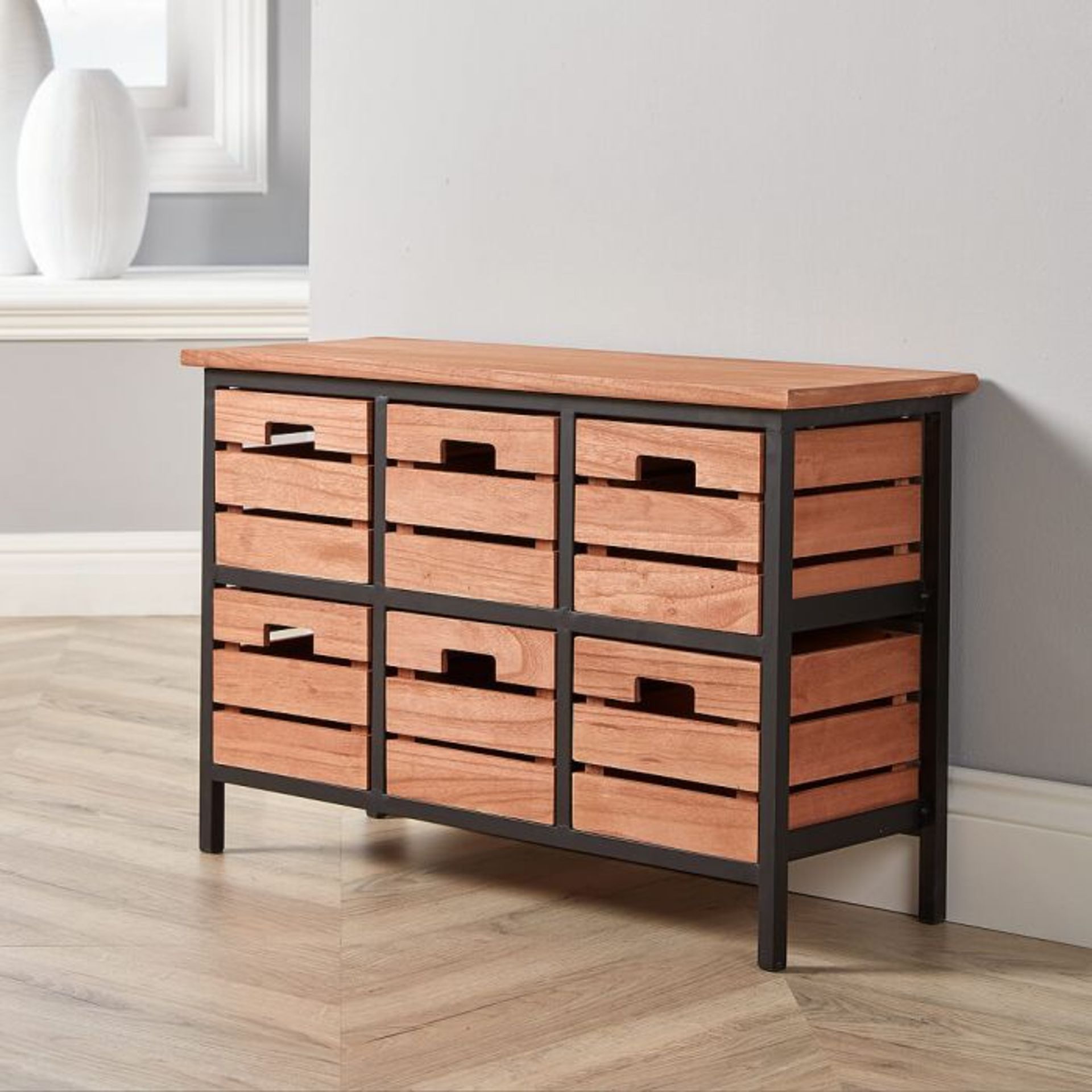 BOXED GRASSMERE 6 DRAWER WIDE PRODUCT CODE: CHTGRA6WD RRP £49.99 (AS SEEN IN WAYFAIR)Condition