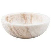 BOXED BELFRY BATHROOM BAILEE STONE CIRCULAR 400MM COUNTERTOP BASIN RRP £299.00 (AS SEEN IN WAYFAIR)