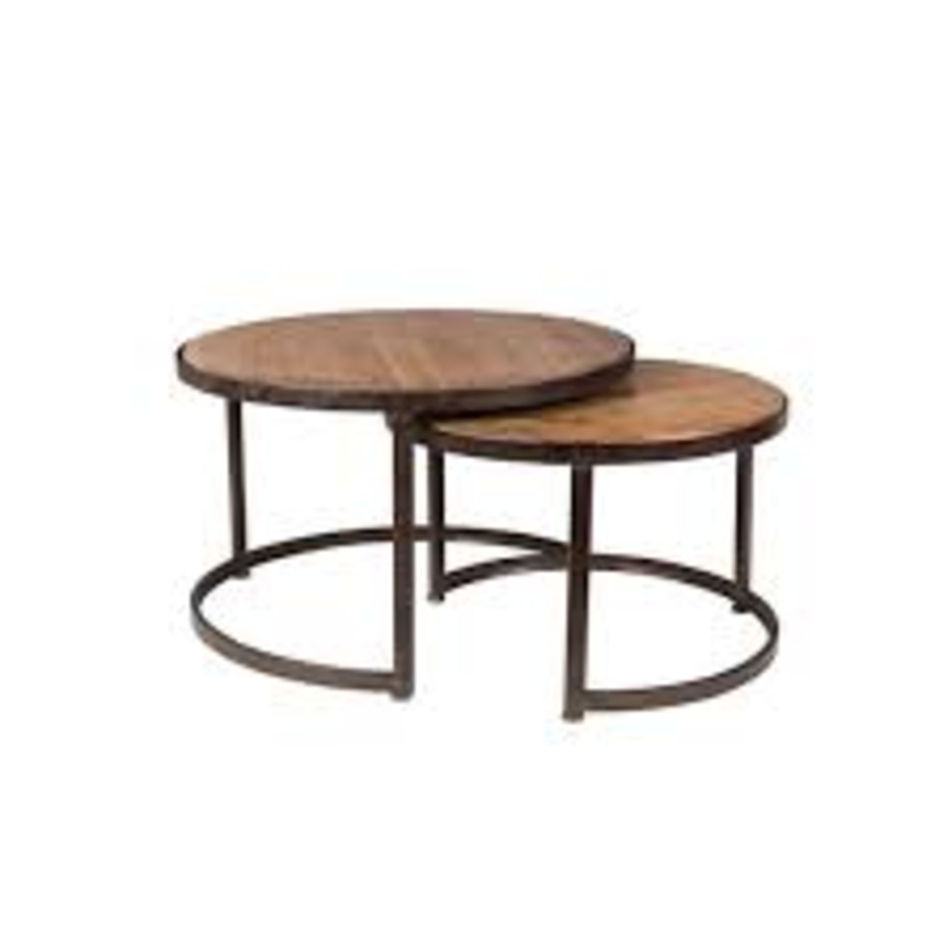 BOXED JACK WHITE LABEL LIVING NEST COFFEE TABLES 2300116 RRP £329.00 (AS SEEN IN WAYFAIR)Condition