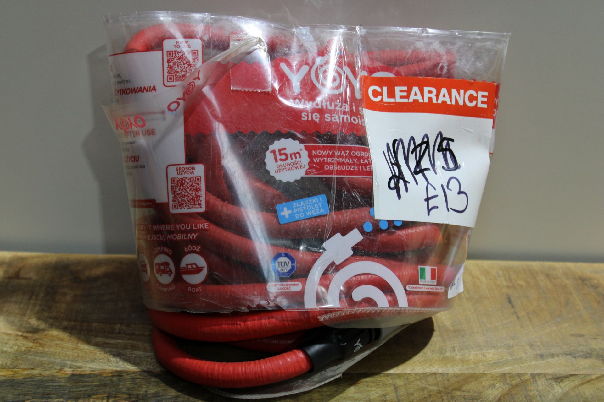 YOYO 15M RED HOSE RRP £15Condition ReportAppraisal Available on Request- All Items are Unchecked/ - Image 2 of 2