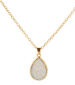 BLUE PENDANT GOLD TONE NECKLACECondition ReportBRAND NEW