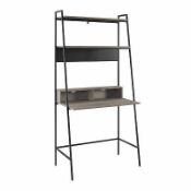 36" METAL & WOOD LADDER DESK GREY RRP £200Condition ReportAppraisal Available on Request- All