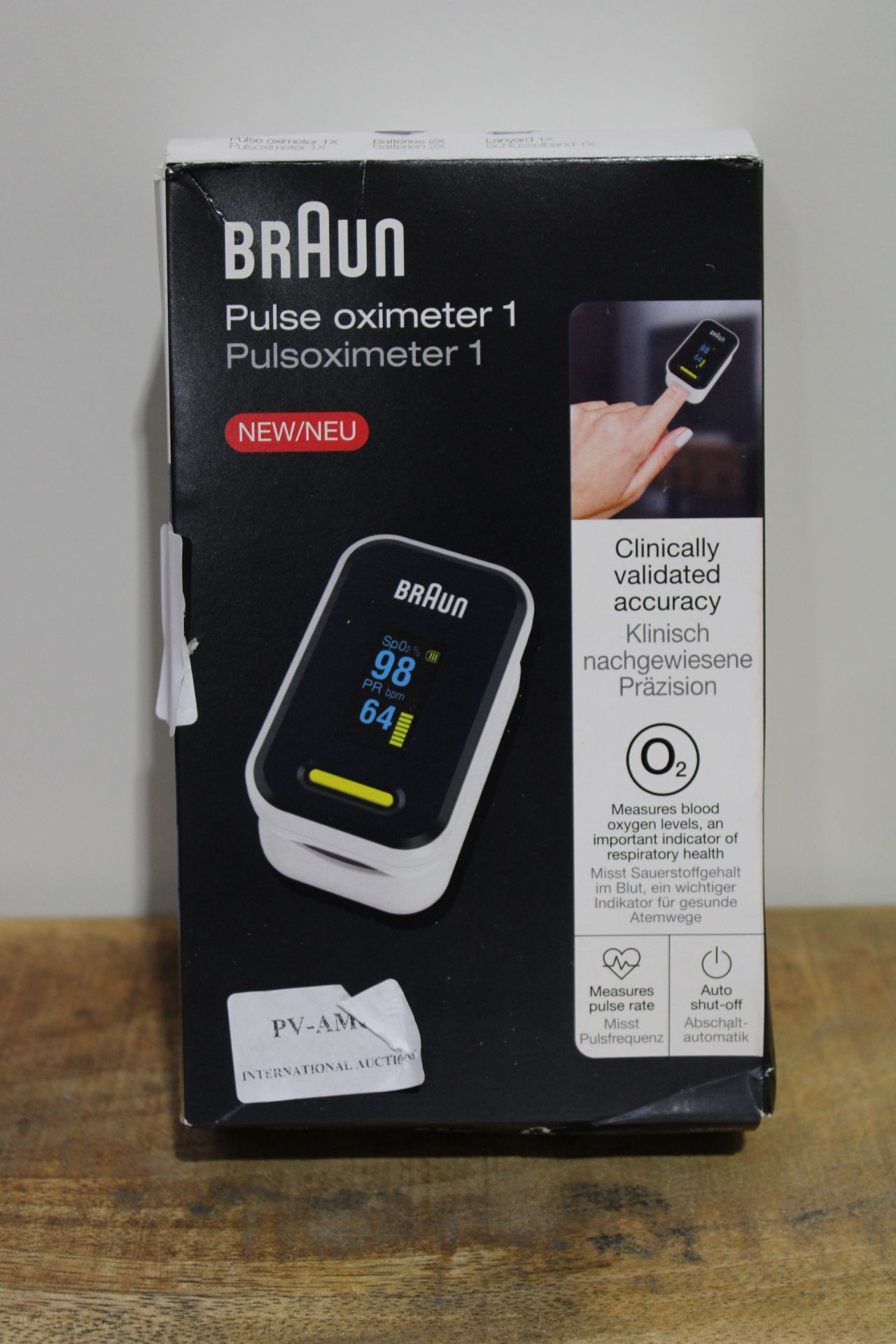 BRAUN PLUSE OXIMETER 1 RRP £19.99Condition ReportAppraisal Available on Request- All Items are - Image 2 of 2