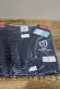 BRAND NEW RUGBY WORLD CUP JAPAN 2019 T-SHIRT IN BLUE Condition ReportBRAND NEW