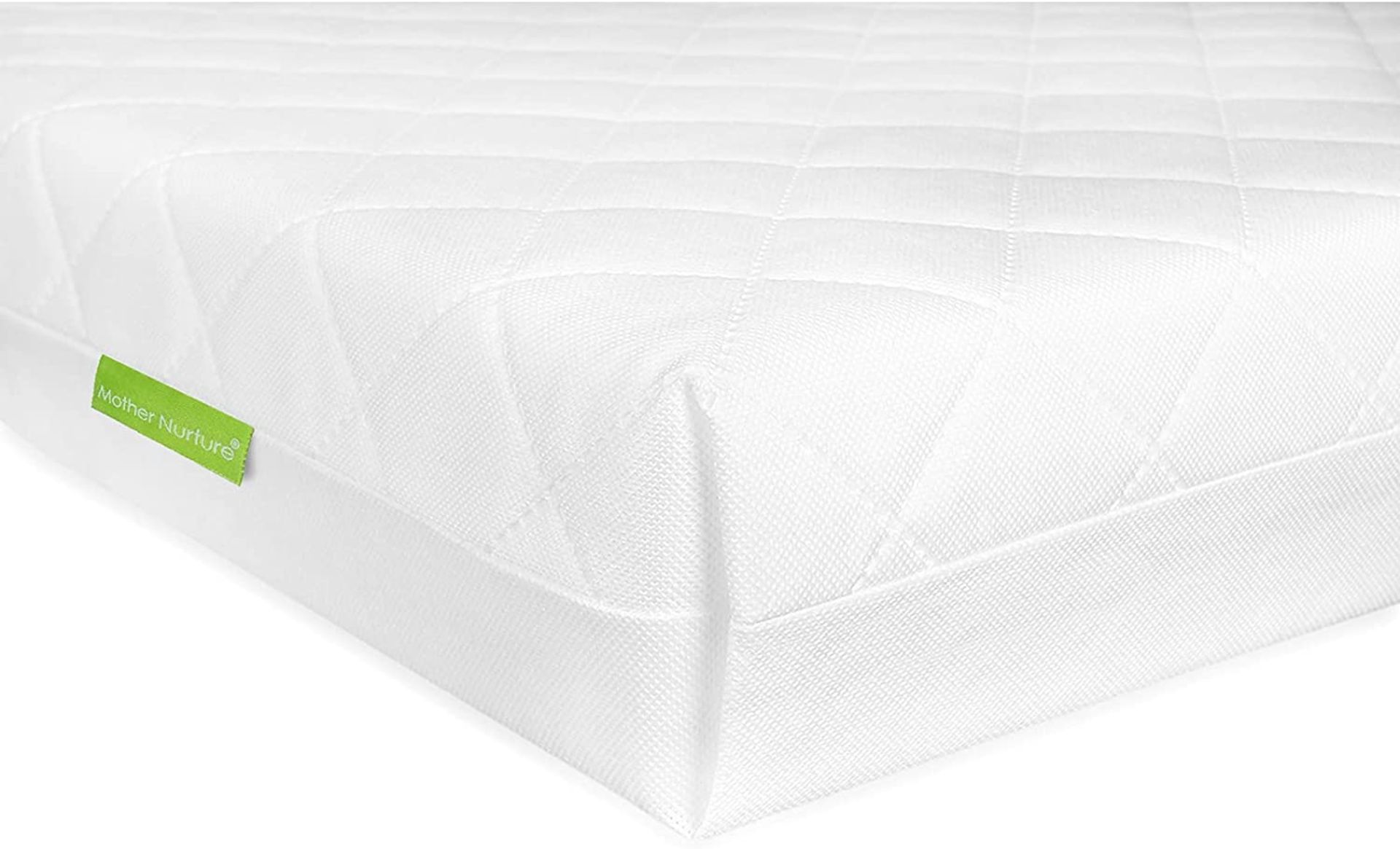MOTHER NURTURE SPACE SVER SPRING COT MATTRESS RRP £33Condition ReportAppraisal Available on Request-